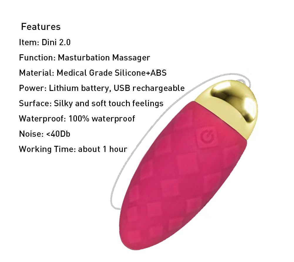 Premium Bullet Vibrator & Love Eggs - Powerful G-Spot Stimulator for Women, Rechargeable Adult Sex Toy for Couples Play & Solo Pleasure - Perfect for Bedroom Fun, Travel & Discreet Personal Use