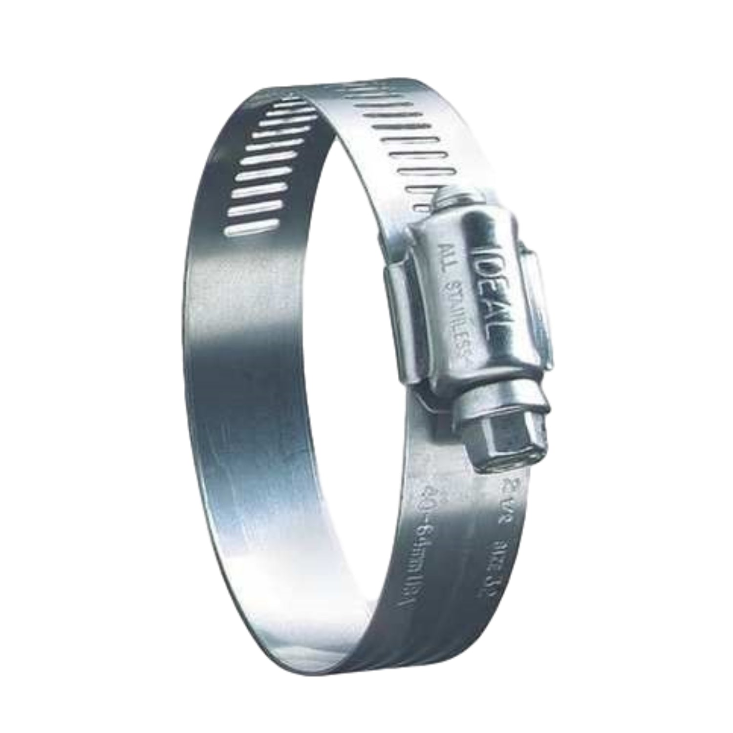 Ideal 6920 Worm Clamp Lox on All Stainless Steel - Secure Hose & Pipe Connections for Automotive, Plumbing & Marine Applications
