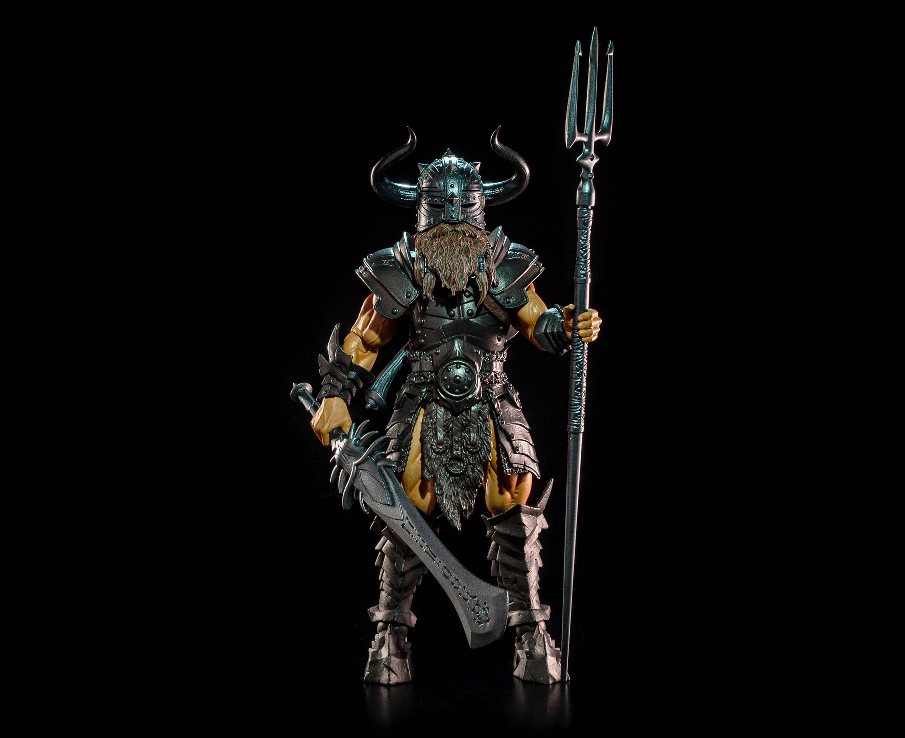Mythic Legions: House of the Noble Bear Deluxe Barbarian LB (Legion Builder) Action Figure - Collectible Fantasy Warrior for Display & Battle Scenes
