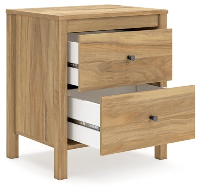 Bermacy Nightstand - Modern Bedside Table with Storage Drawer, Wooden End Table for Bedroom, Living Room, and Office - Perfect for Holding Lamps, Books, and Essentials