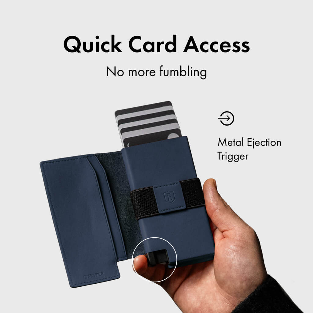Ekster Pro RFID Blocking Wallet - Slim Minimalist Front Pocket Wallet for Men with Money Clip & Card Holder - Perfect for Travel, Business & Everyday Use