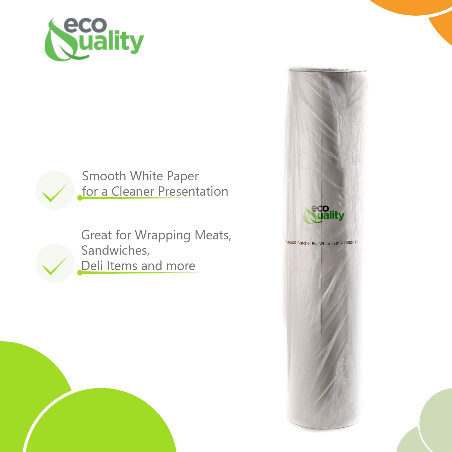 Premium 2-Pack EcoQuality Butcher Paper Rolls - 30
