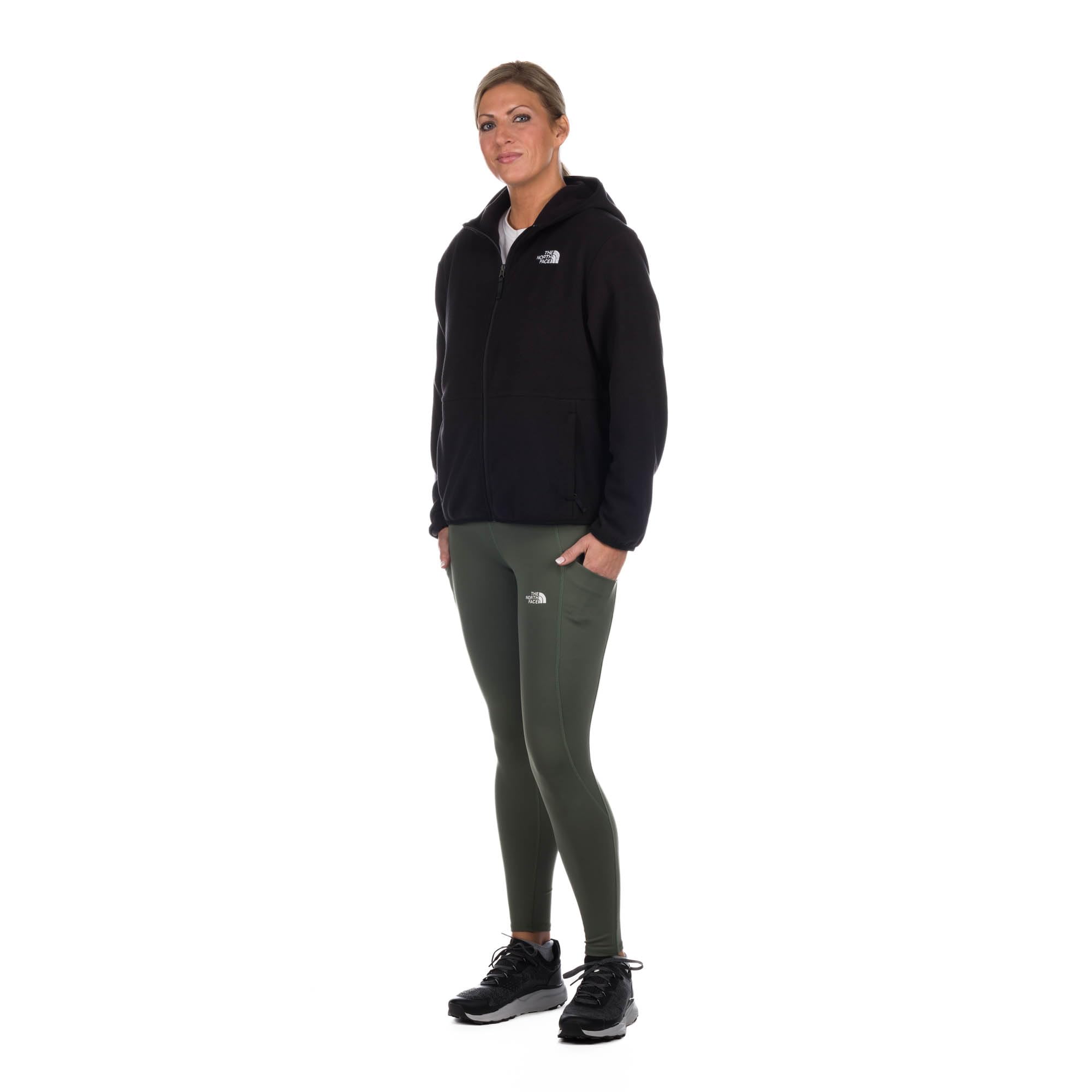 The North Face Women's Anchor Full Zip Hoodie - Lightweight Fleece Jacket for Hiking, Camping & Outdoor Activities