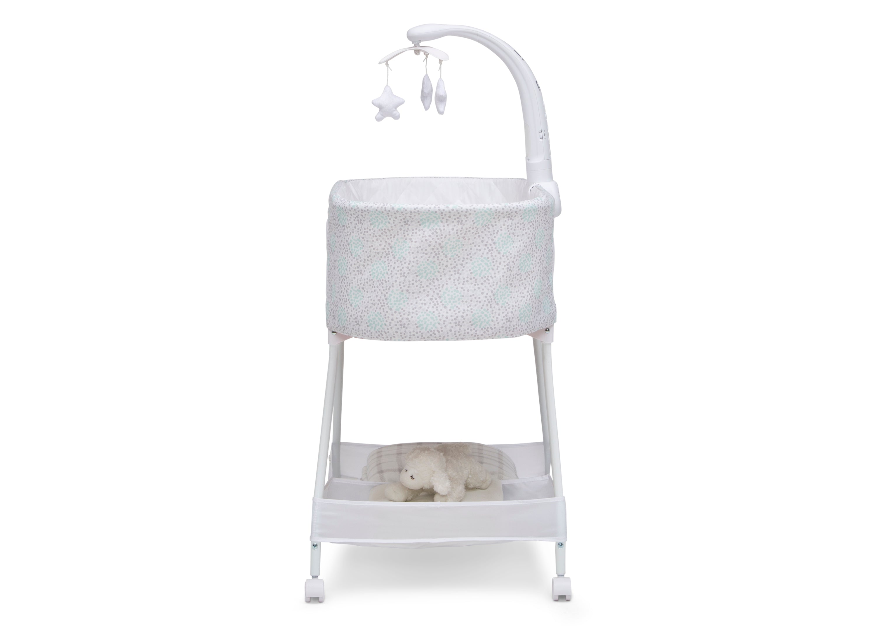 Sweet Slumber Bassinet - Portable Baby Crib with Breathable Mesh & Adjustable Height for Newborns & Infants - Perfect for Nursery, Bedroom & Travel