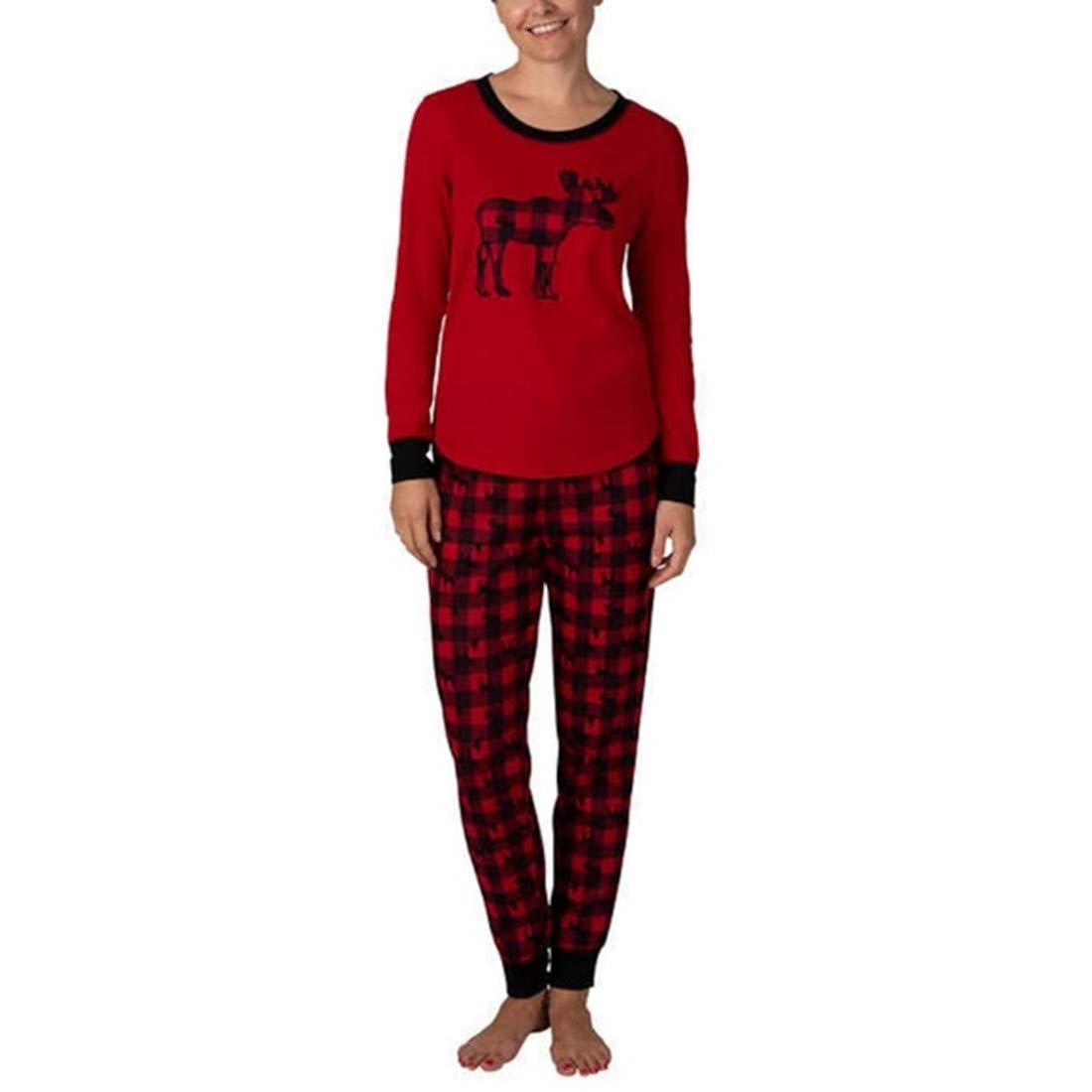 Eddie Bauer Women's Soft Jogger Pants & Long Sleeve Top Sleepwear Set - Cozy Loungewear for Relaxing at Home, Travel & Yoga