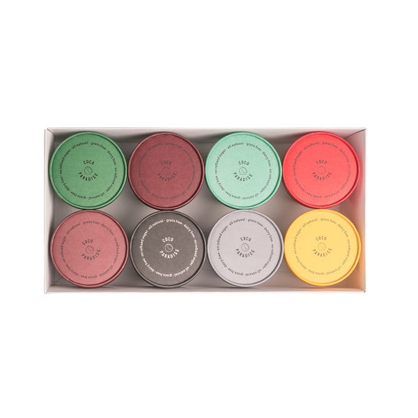 Premium Cocoparadise 8-Piece Gift Box Set - Elegant Coconut Shell Cups for Coffee, Tea & Cocktails - Perfect for Housewarming, Wedding & Birthday Gifts
