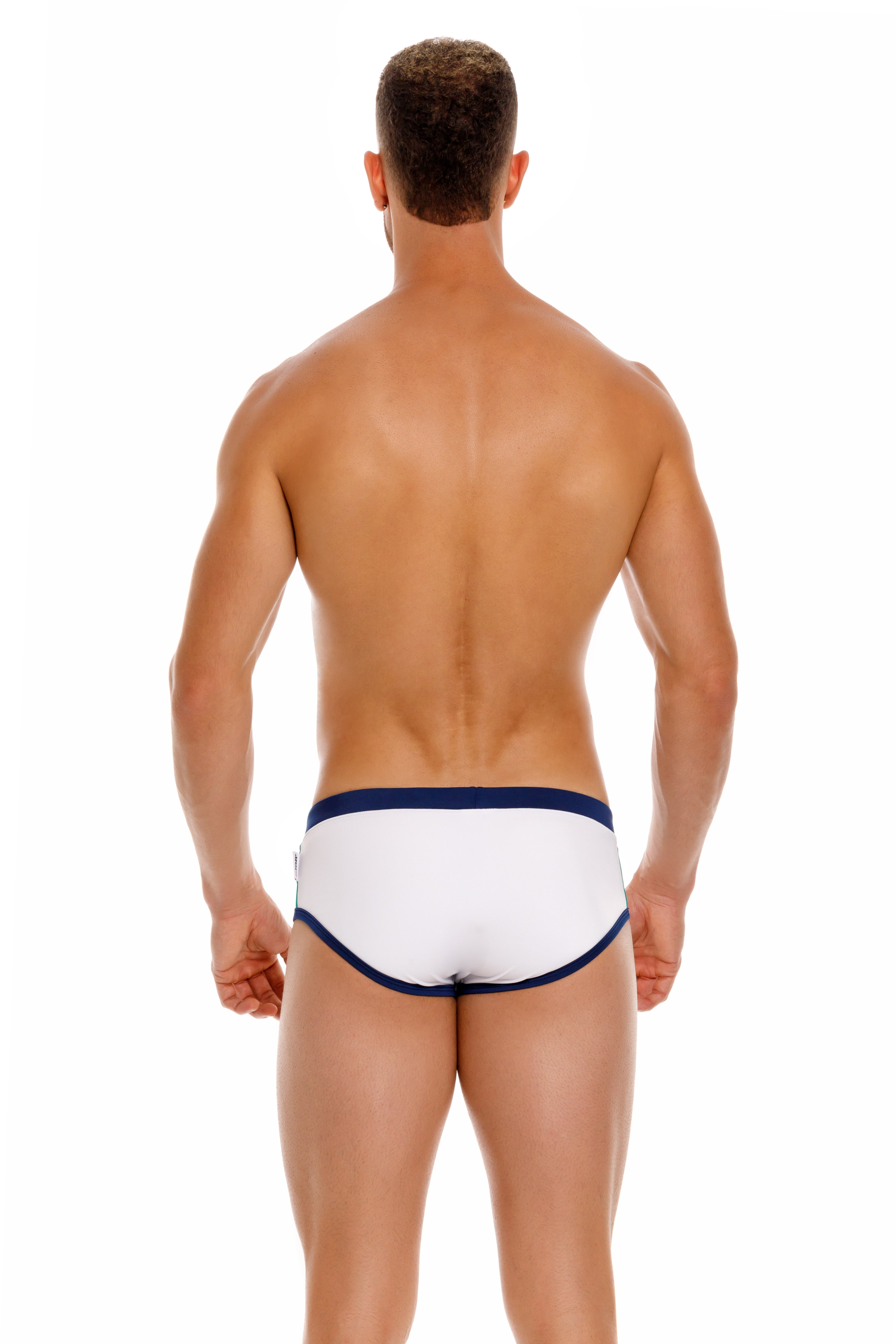 JOR Canarias Men's Swim Briefs - White - Comfortable & Stylish Swimwear for Beach, Pool & Vacation