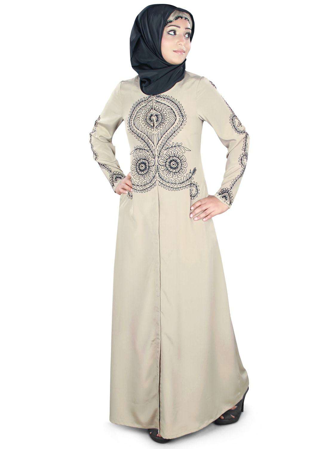 Elegant Mahnoor Abaya for Women - Modest Islamic Dress - Perfect for Prayer, Eid, and Special Occasions