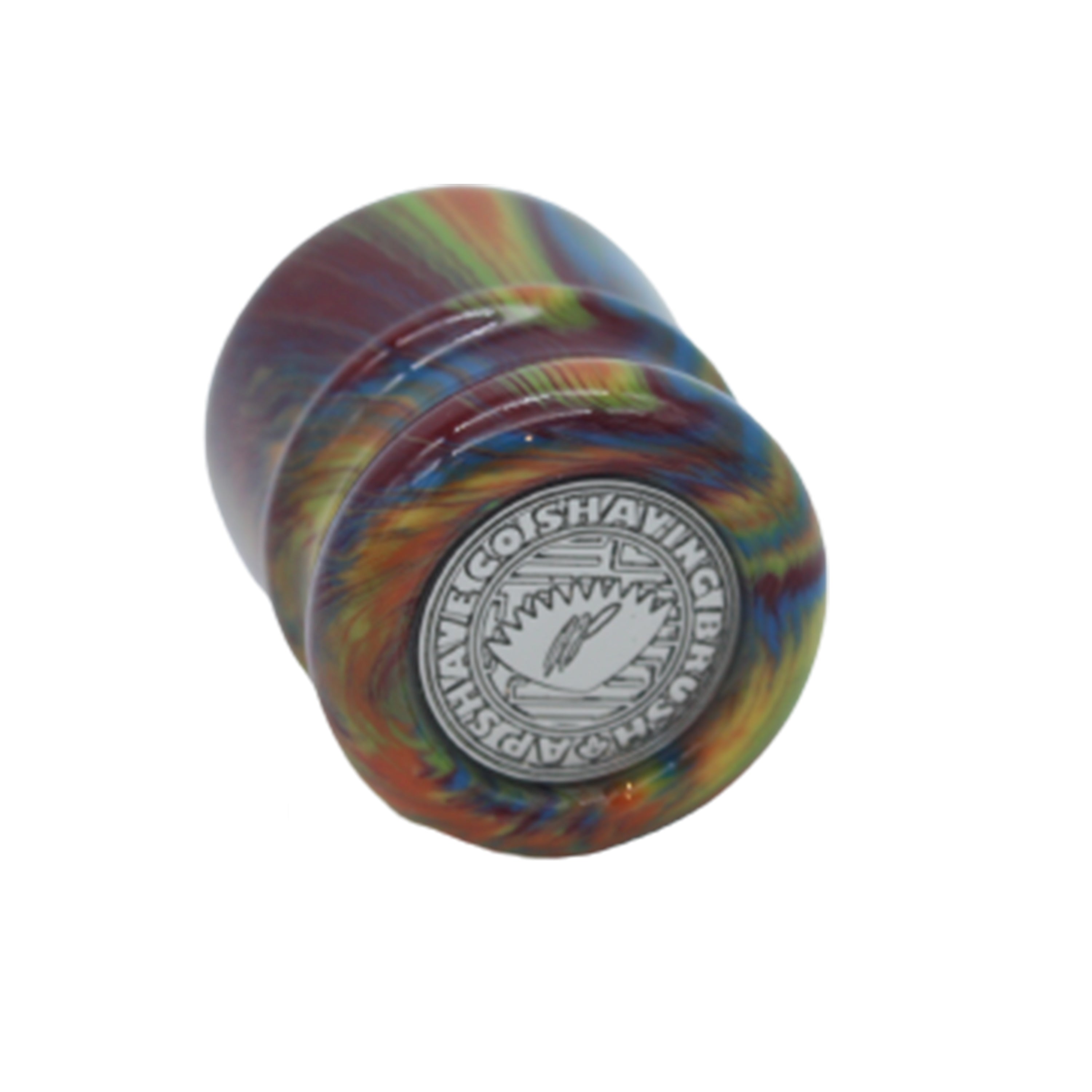 Premium Handcrafted Disco Shaving Brush Handle - Fits 24mm & 26mm Knots - Perfect for Wet Shaving, Grooming Gifts & Barber Shop Essentials