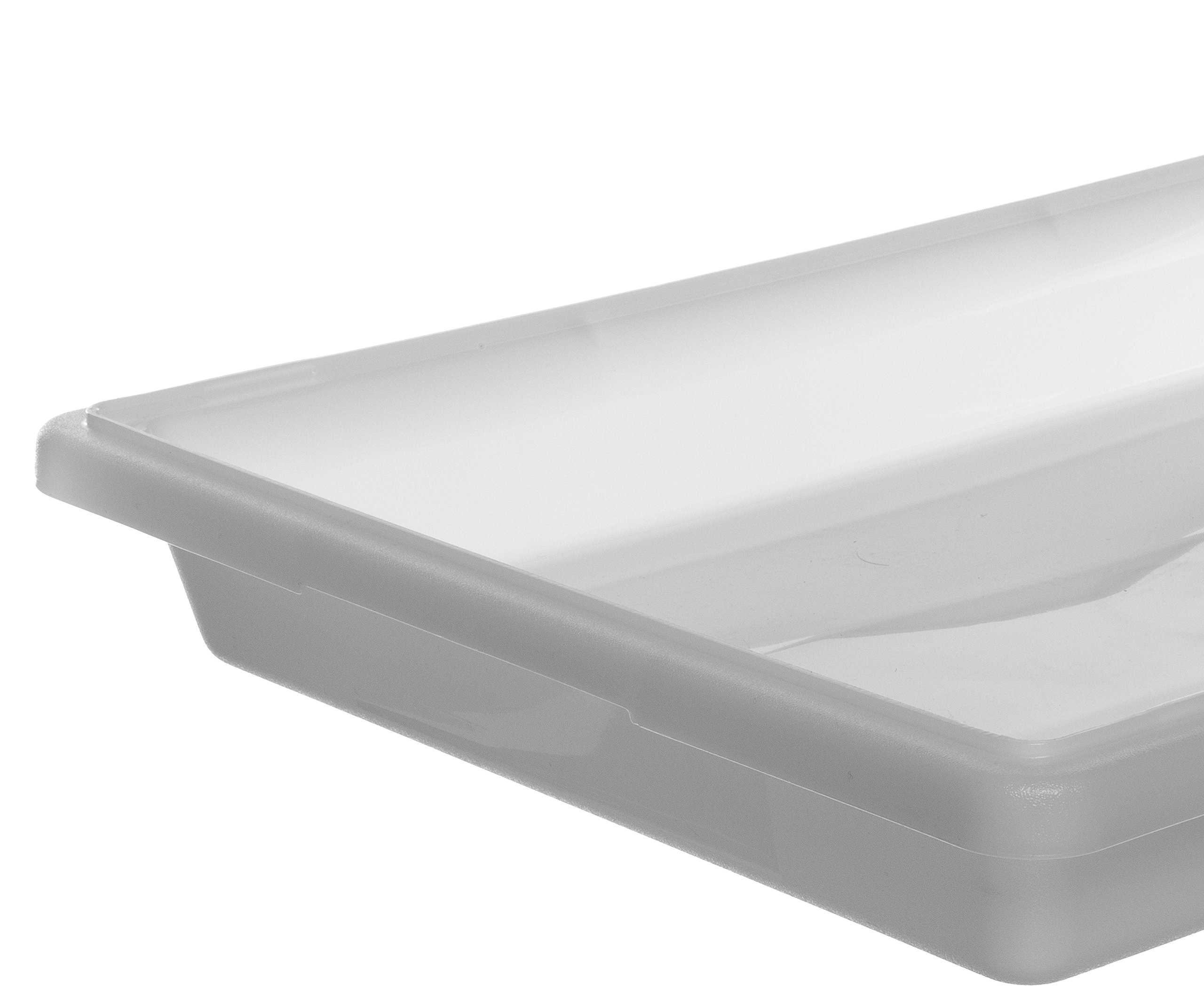 Carlisle Storplus 5 Gallon White Food Storage Container - Stackable, Durable Polyethylene (PE) - Ideal for Kitchen, Restaurant & Bulk Food Storage (Pack of 6)