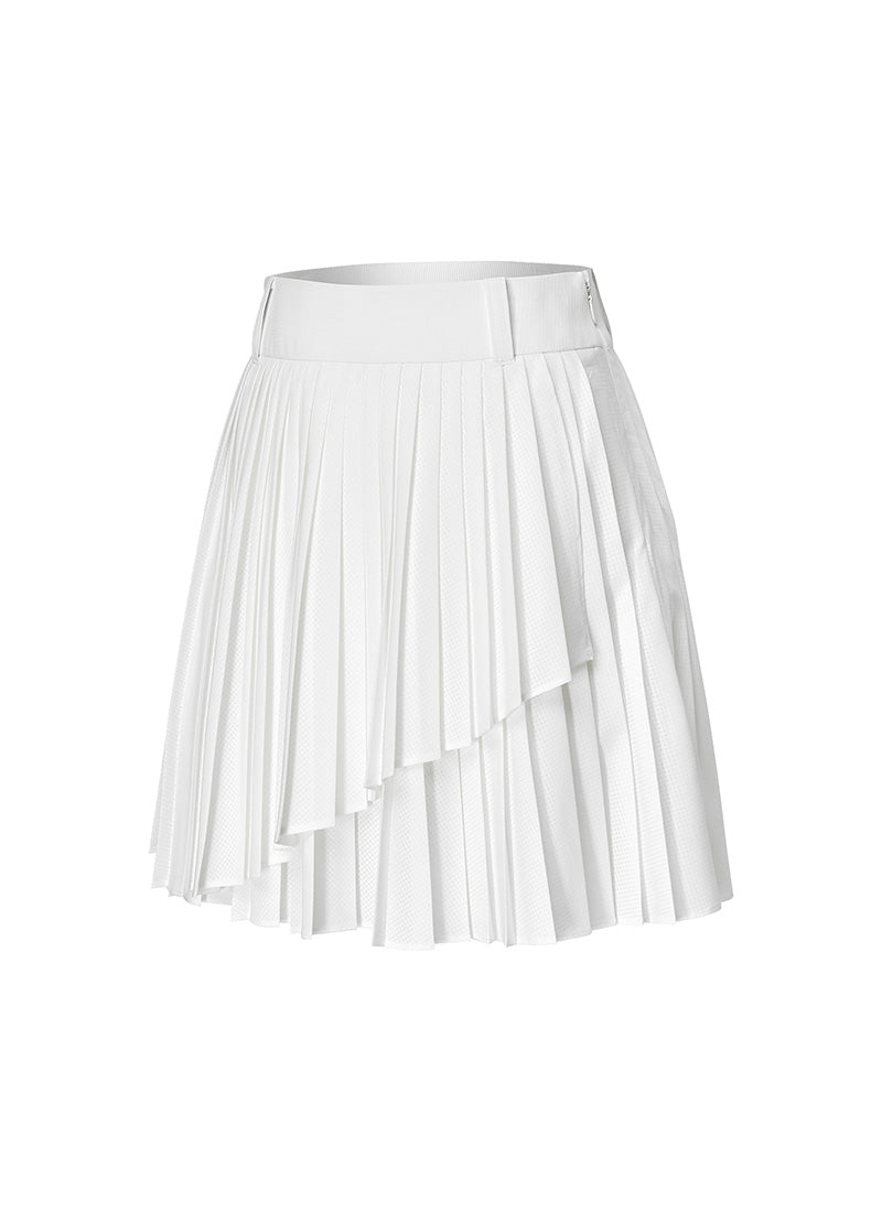 Magic Hole Pleats Culottes Skirt - Women's Fashion High Waist Flowy Palazzo Pants for Office, Party & Casual Wear