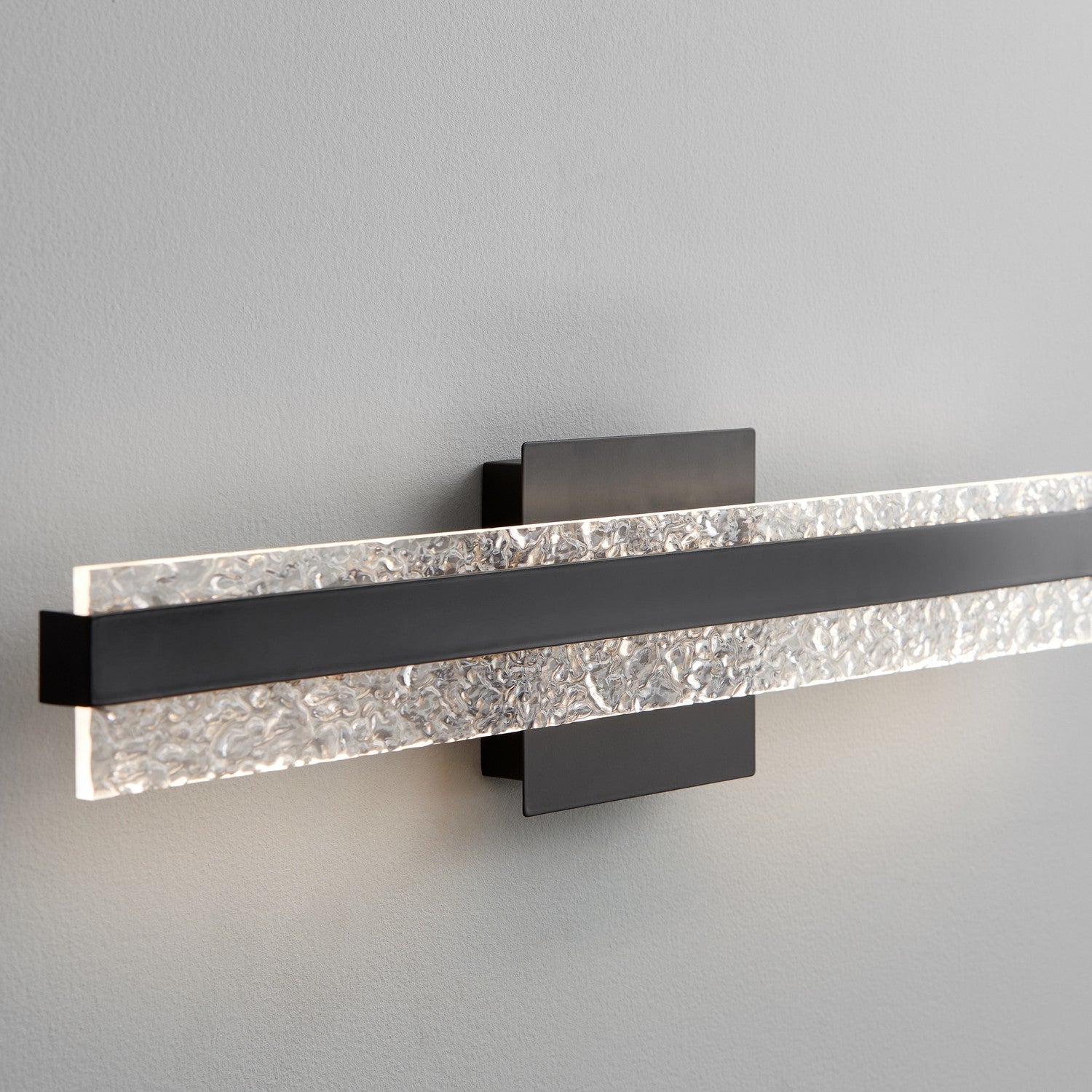 Oxygen Antares 3 5004 15 Bath Vanity Light - 24 Inch Wide Black Bathroom Lighting Fixture for Vanity Mirror - Perfect for Modern Bathrooms, Powder Rooms & Spa Retreats