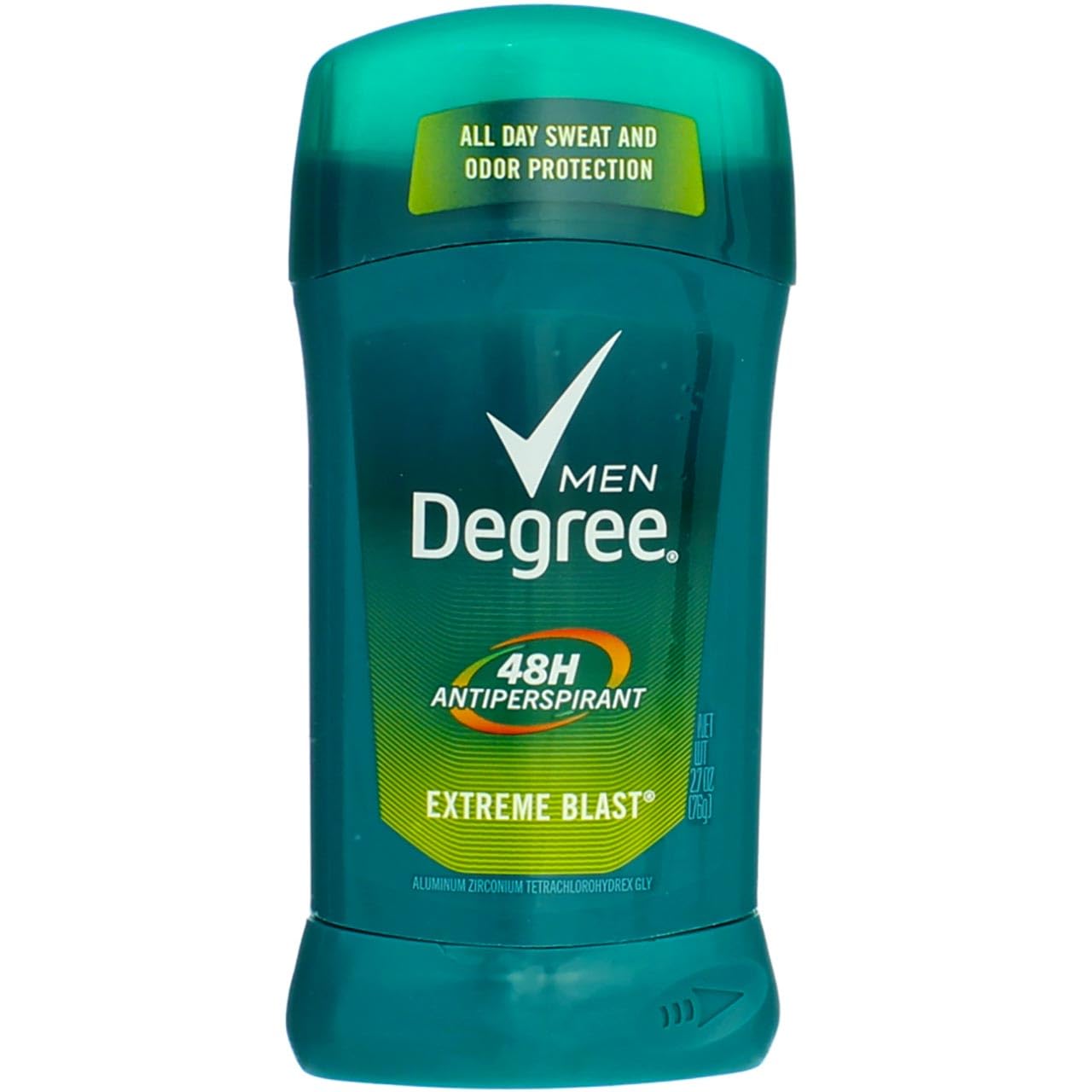Degree Men Original Antiperspirant Deodorant - 48-Hour Sweat & Odor Protection, Extreme Blast Scent, 2.7 oz (Pack of 6) - Ideal for Gym, Work & Daily Freshness