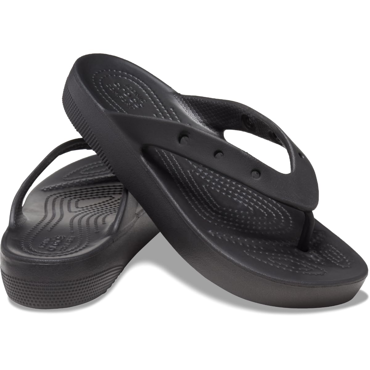 Crocs Women's Platform Flip Flops - Comfortable Summer Sandals with Arch Support | Perfect for Beach, Pool, and Casual Outings