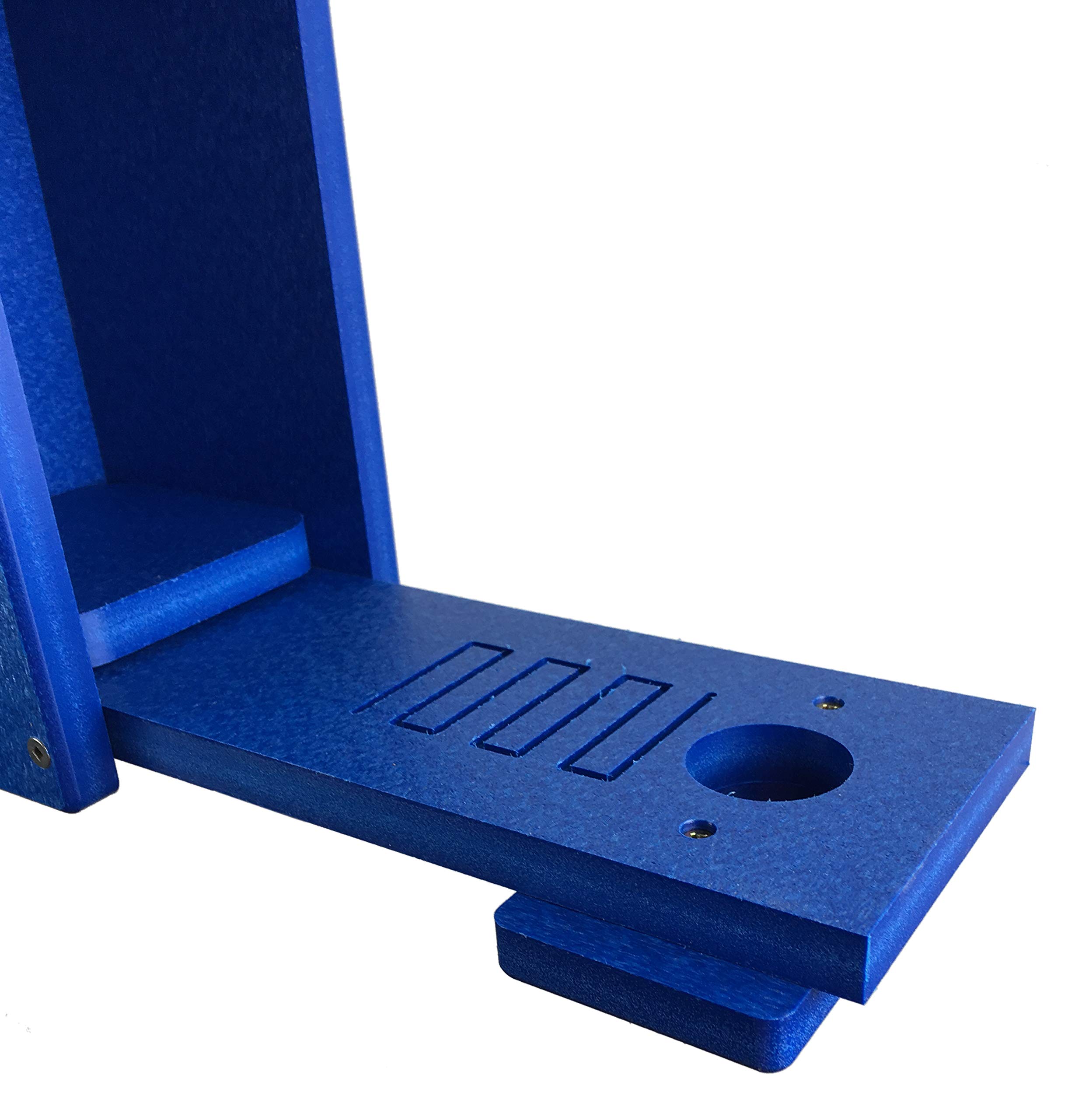 Eastern Bluebird Recycled Nest Box with Pole - Eco-Friendly Birdhouse for Backyard Bird Watching & Wildlife Conservation (Blue/Blue) - Perfect for Gardens, Parks, and Nature Lovers