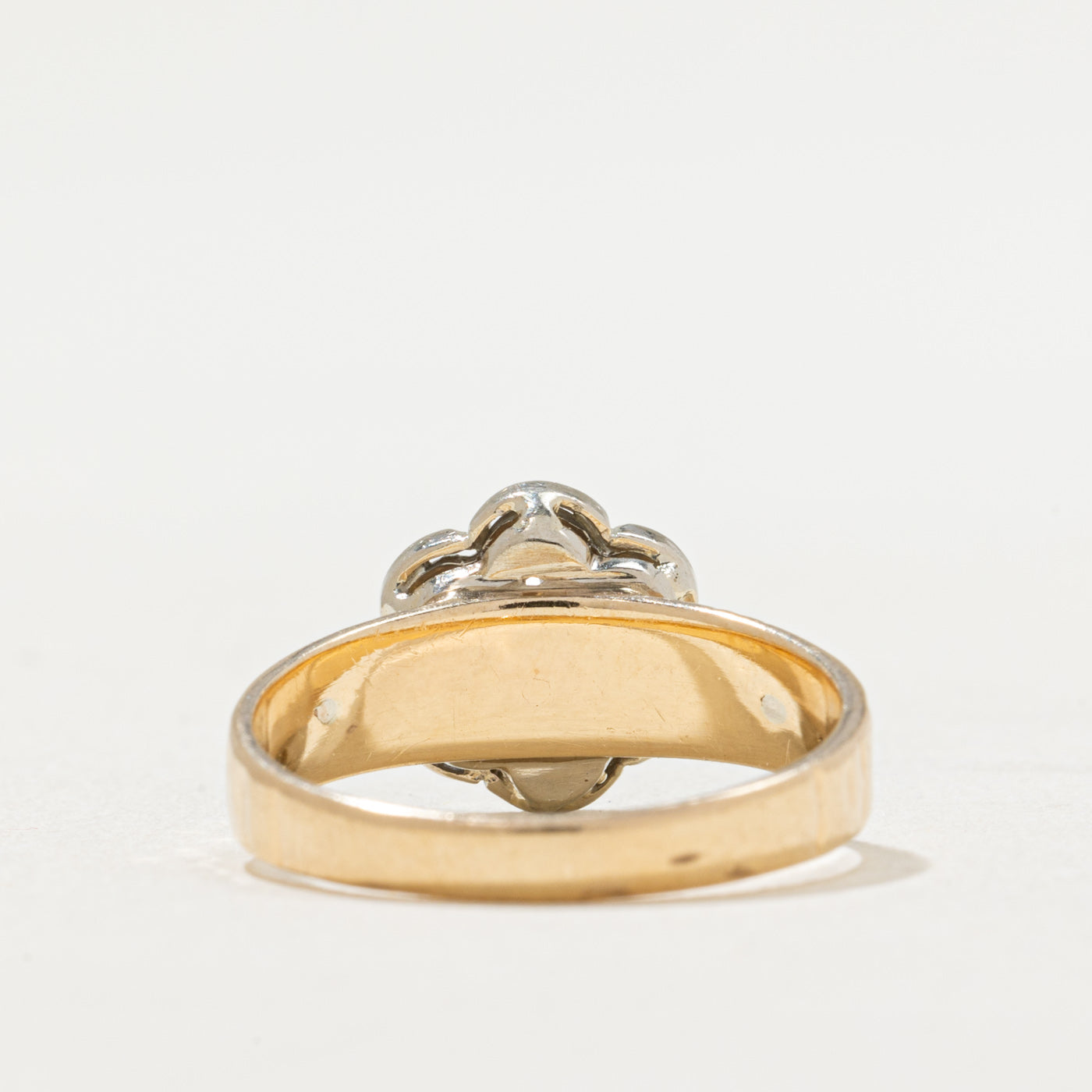 14K Gold Diamond Daisy Ring - 0.60 Carat Total Weight (CTW) - Size 5.75 - Elegant Floral Jewelry for Women, Perfect for Weddings, Anniversaries & Everyday Wear