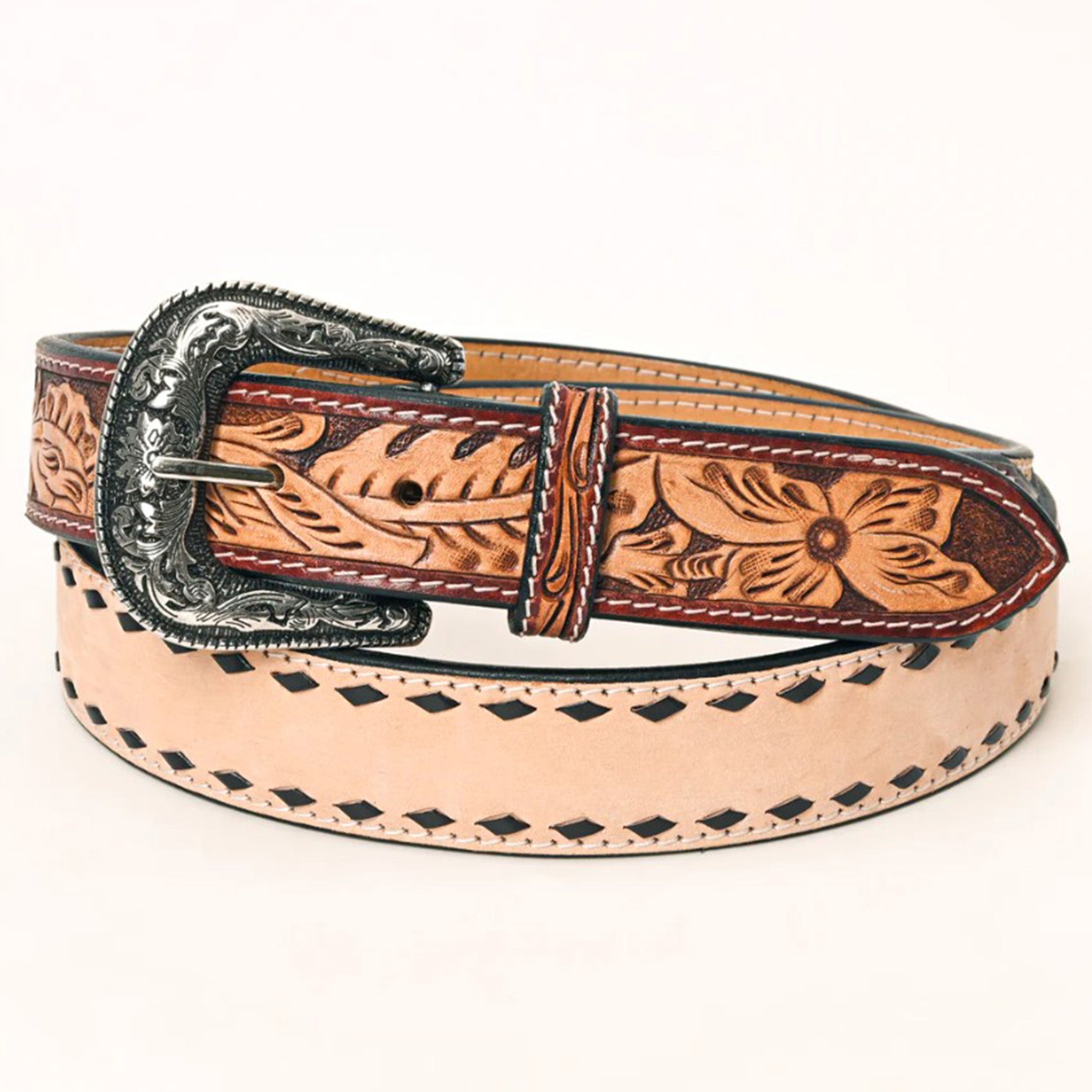 American Darling Women's Stitched Belt - Stylish Adjustable Waist Belt for Jeans, Dresses & Outfits | Perfect for Casual, Office & Party Wear