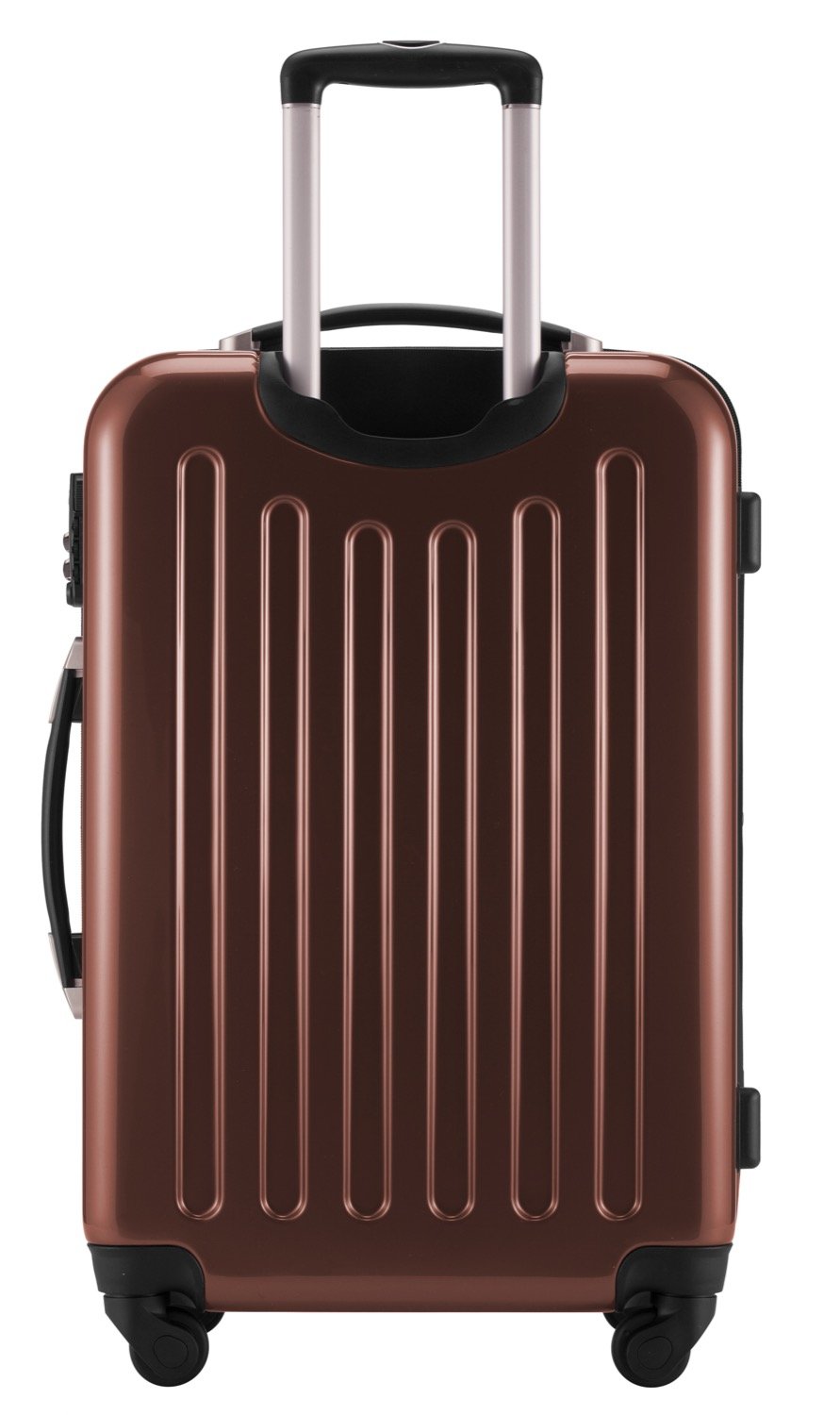 Premium Brown Hand Luggage Carry-On Suitcase - 6.75