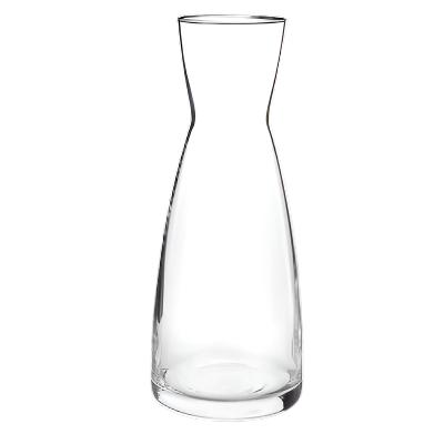 Bormioli Rocco 36.5 oz Ypsilon Glass Carafe with Lid - Set of 6 for Water, Juice & Wine - Perfect for Restaurants, Bars & Home Entertaining