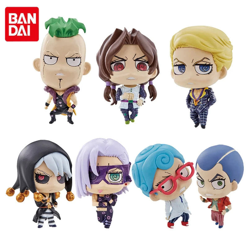 Bandai JoJo's Bizarre Adventure SD Gashapon 03 - 7-Piece Anime Figure Collection Set for Display & Gift Giving | Action Figures for Anime Fans & Collectors