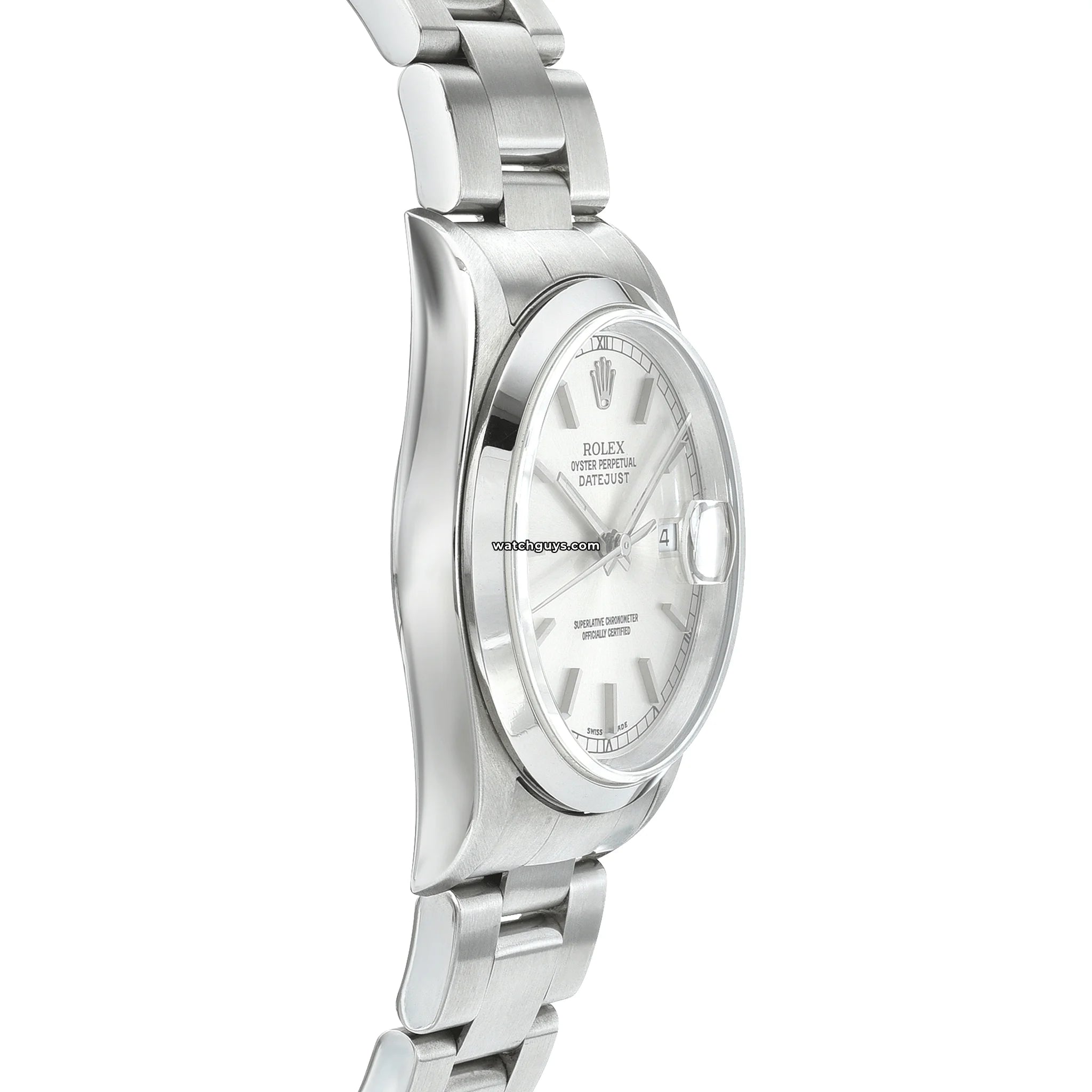 Rolex Datejust 16200 Stainless Steel Silver Dial Men's Watch - Luxury Dress Watch for Business & Formal Occasions
