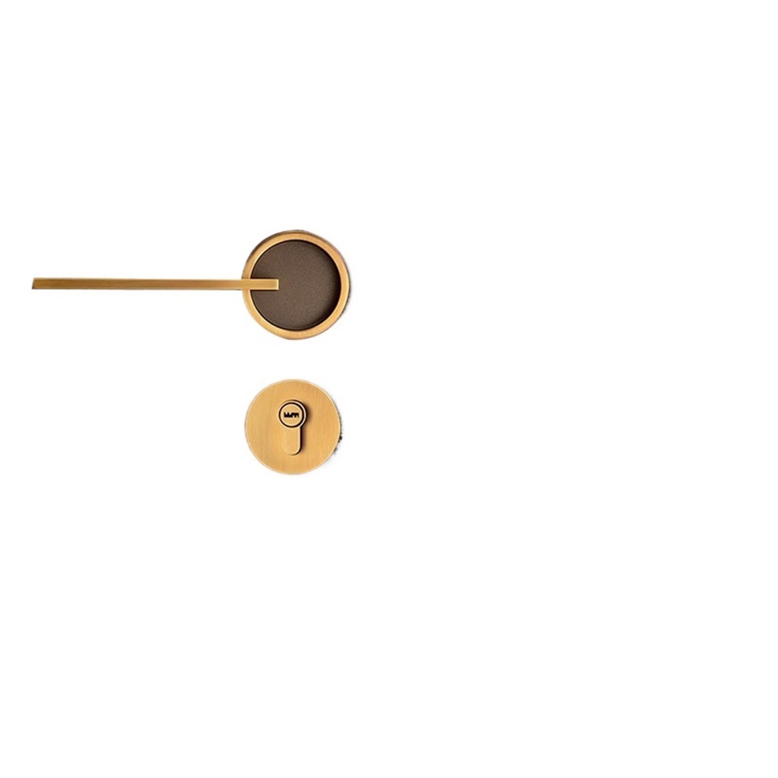Premium Double Door Lock Set - Heavy Duty Office & Bedroom Wooden Door Lock - Interior Villa Double Door Security Lock - Complete Suite (Bronze A08 025) - Ideal for Homes, Offices & Commercial Spaces