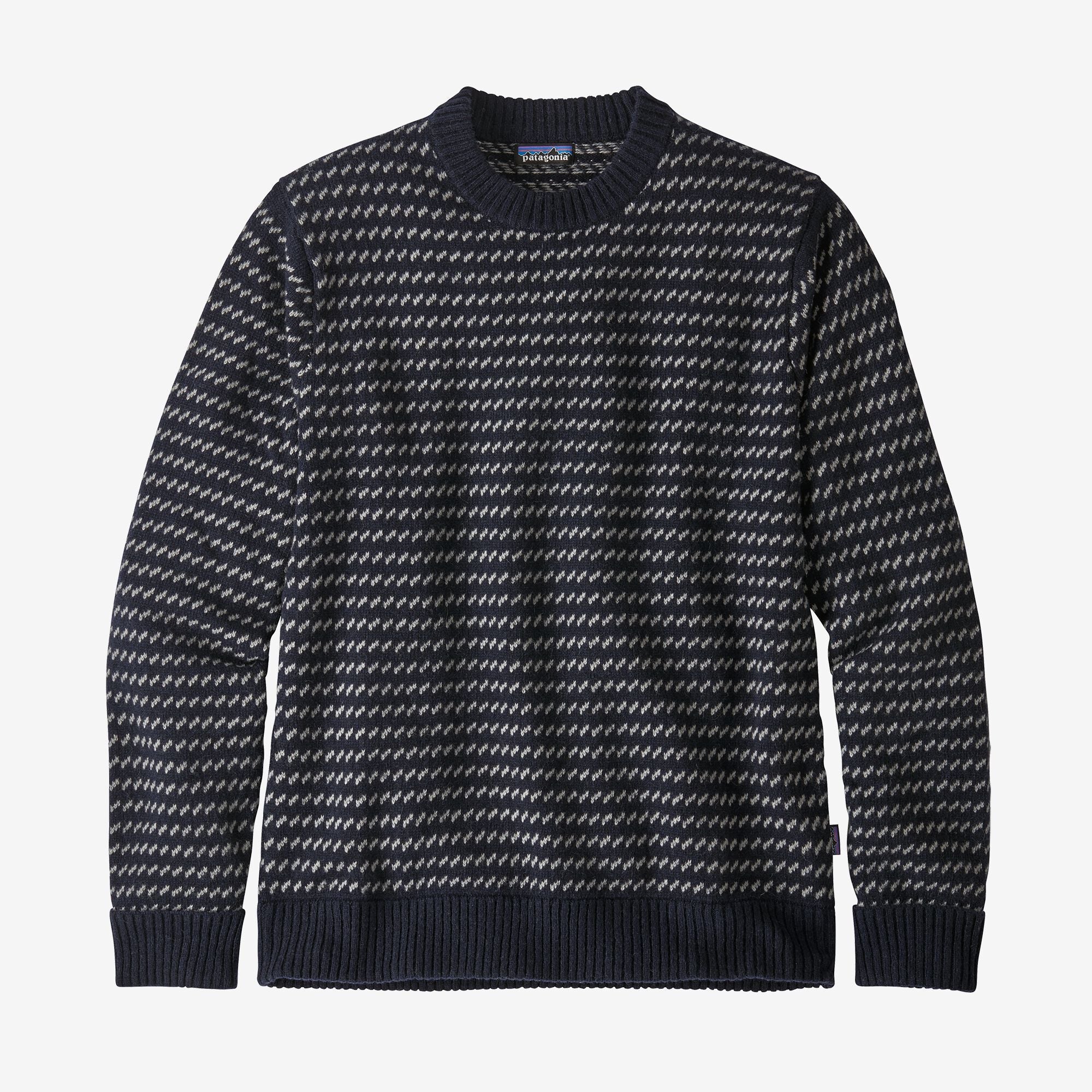 Eco-Friendly Men's Recycled Wool Blend Sweater - Warm Winter Knit Pullover for Casual Outfits & Outdoor Activities