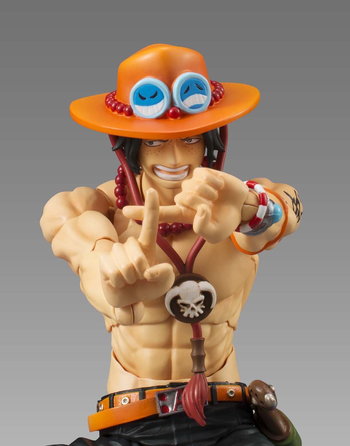 Megahouse One Piece Portgas D. Ace Variable Action Heroes Collectible Action Figure - Anime Display & Gift for Fans