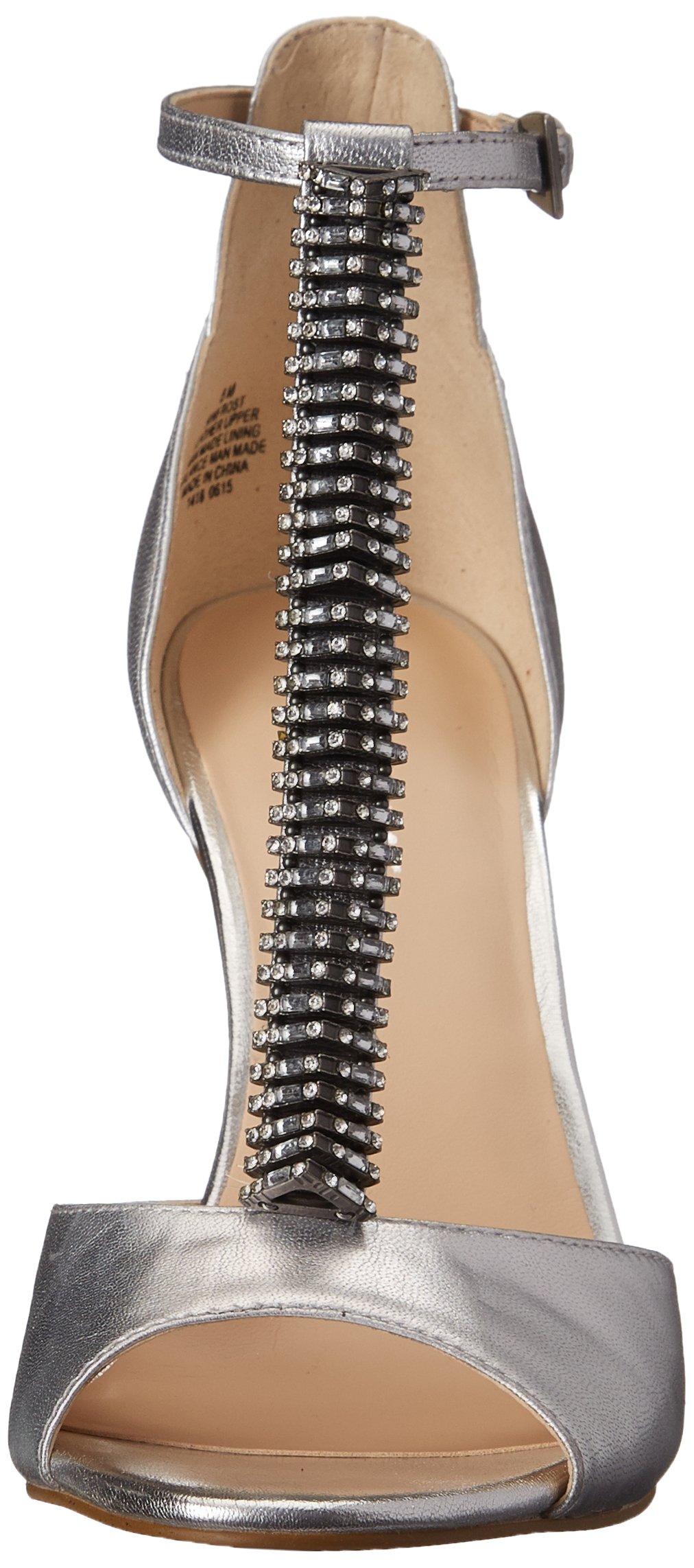 Nine West Women's Frost Metallic Heeled Sandals - Stylish Dress Shoes for Parties, Weddings & Evening Events