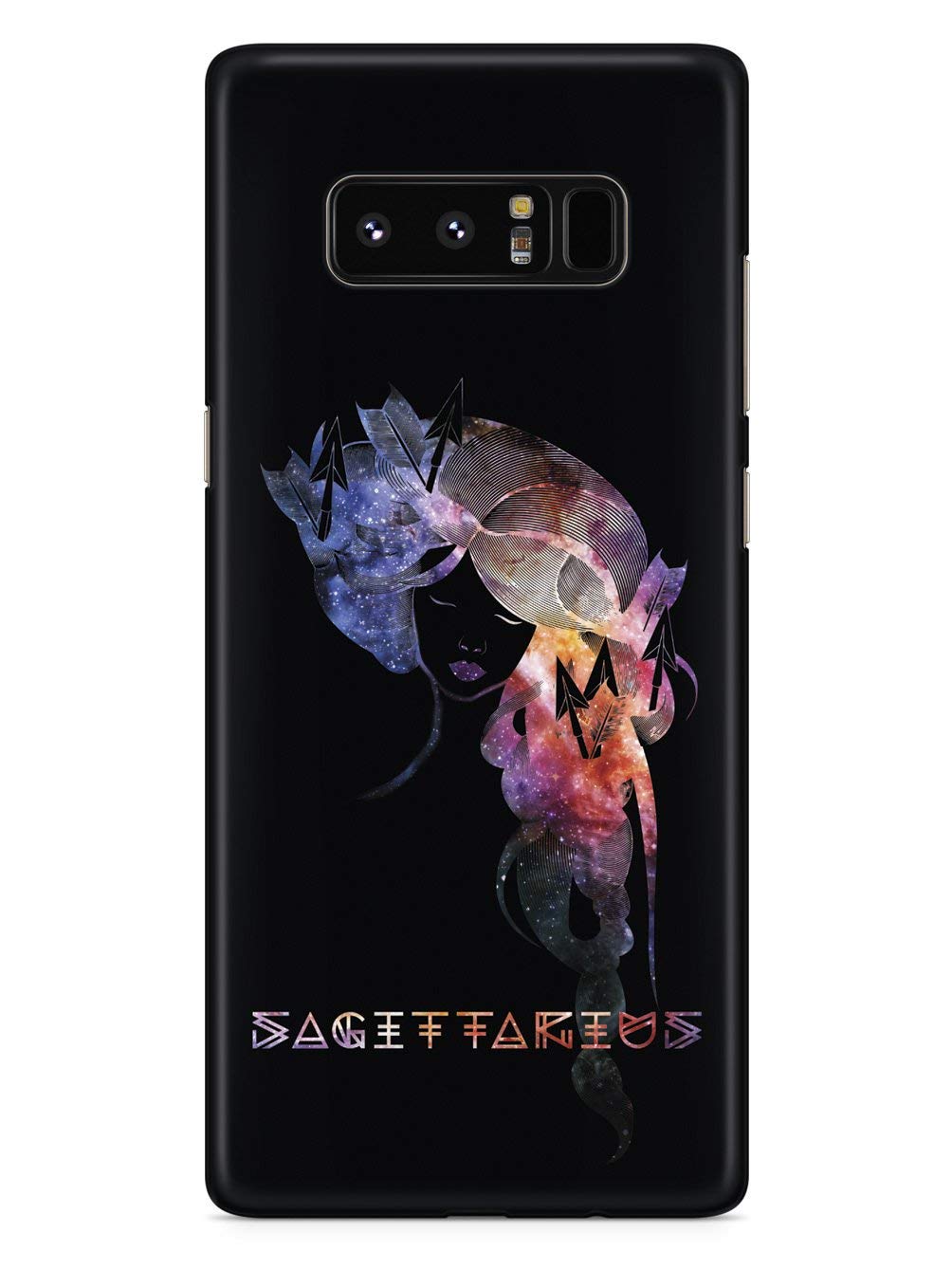 Inspired Cases - Protective Phone Cover for Samsung Galaxy Note 8 - 3D Textured Design with Cosmic Zodiac Sagittarius Theme - Shockproof & Durable Case for Everyday Use, Travel, and Outdoor Activities