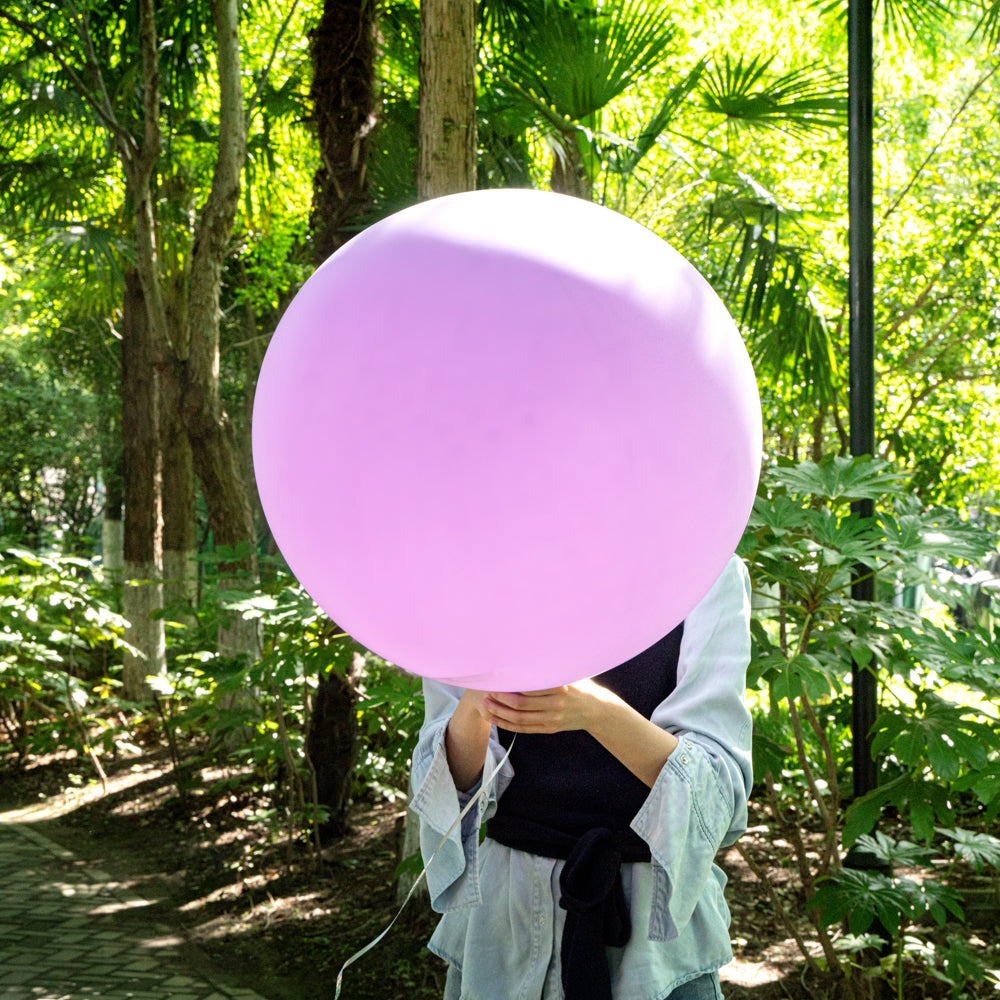 Pastel Purple Latex Balloons 36 Inch - Pack of 10 | Birthday Party Decorations, Baby Showers, Wedding Decor, Graduation Celebrations