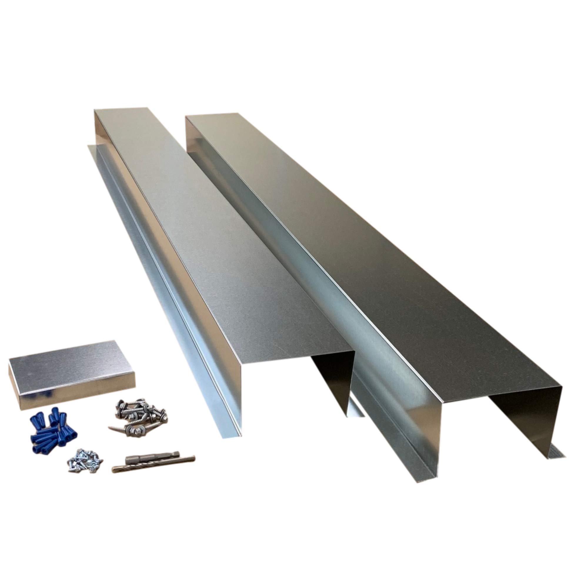 EAGLE 1 Metal Line Set Cover Kit for Mini Split & Central AC Heat Pump - 6x6 Galvanized (Multiple Sizes & Colors) - Protect Outdoor AC Lines from Weather & Pests