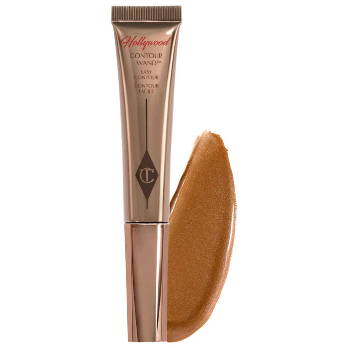 Charlotte Tilbury Hollywood Contour Wand - Cream Bronzer & Highlighter Stick for Face Contouring | Buildable, Blendable Formula for Natural Glow | Perfect for Everyday Makeup & Special Occasions