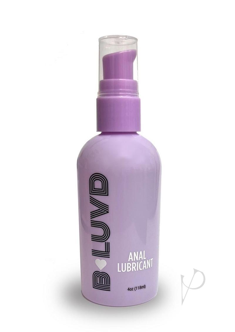 B Luvd Anal Lubricant - Water Based Personal Lubricant Gel (4oz) for Enhanced Comfort & Pleasure - Ideal for Couples & Solo Play