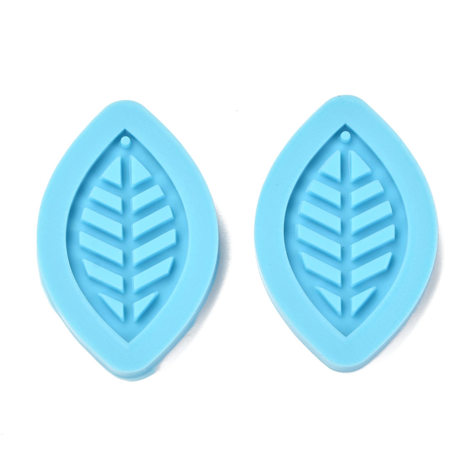 Beadthoven DIY Earrings and Pendant Silicone Molds - 5-Piece Filigree Leaf Shape Set for Keychains & Jewelry Making - Epoxy Resin Casting Molds for Crafting Unique Accessories - Perfect for DIY Gifts, Handmade Jewelry, and Home Decor Projects