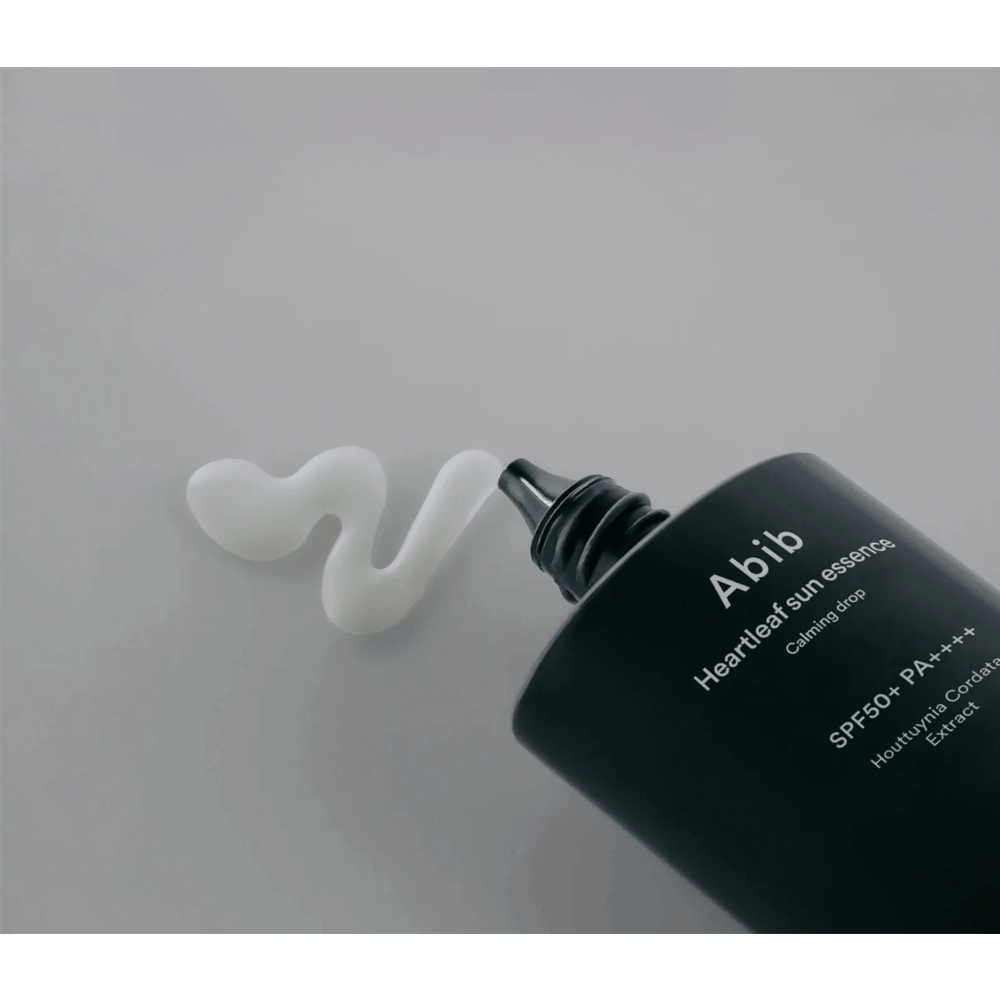 Abib Heartleaf Sun Essence Calming Drop SPF50+ PA++++ 50ml - Soothing Sunscreen for Sensitive Skin, Daily UV Protection, Lightweight & Non-Greasy - Perfect for Outdoor Activities & Travel
