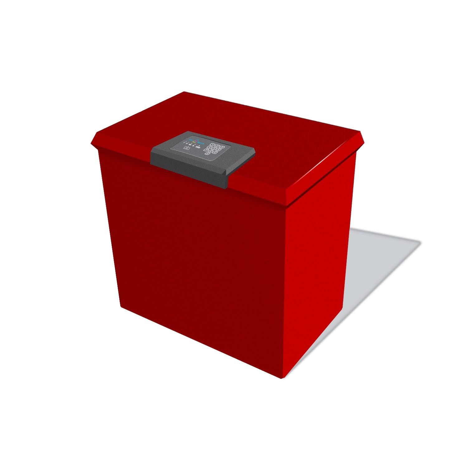 Loxx Boxx Smart Parcel Locker - Large Red Package Delivery Box with LTE Cellular, Wi-Fi & Bluetooth - Secure Mailbox for Home, Office & Apartment Deliveries - Perfect for Online Shopping & Contactless Package Receiving