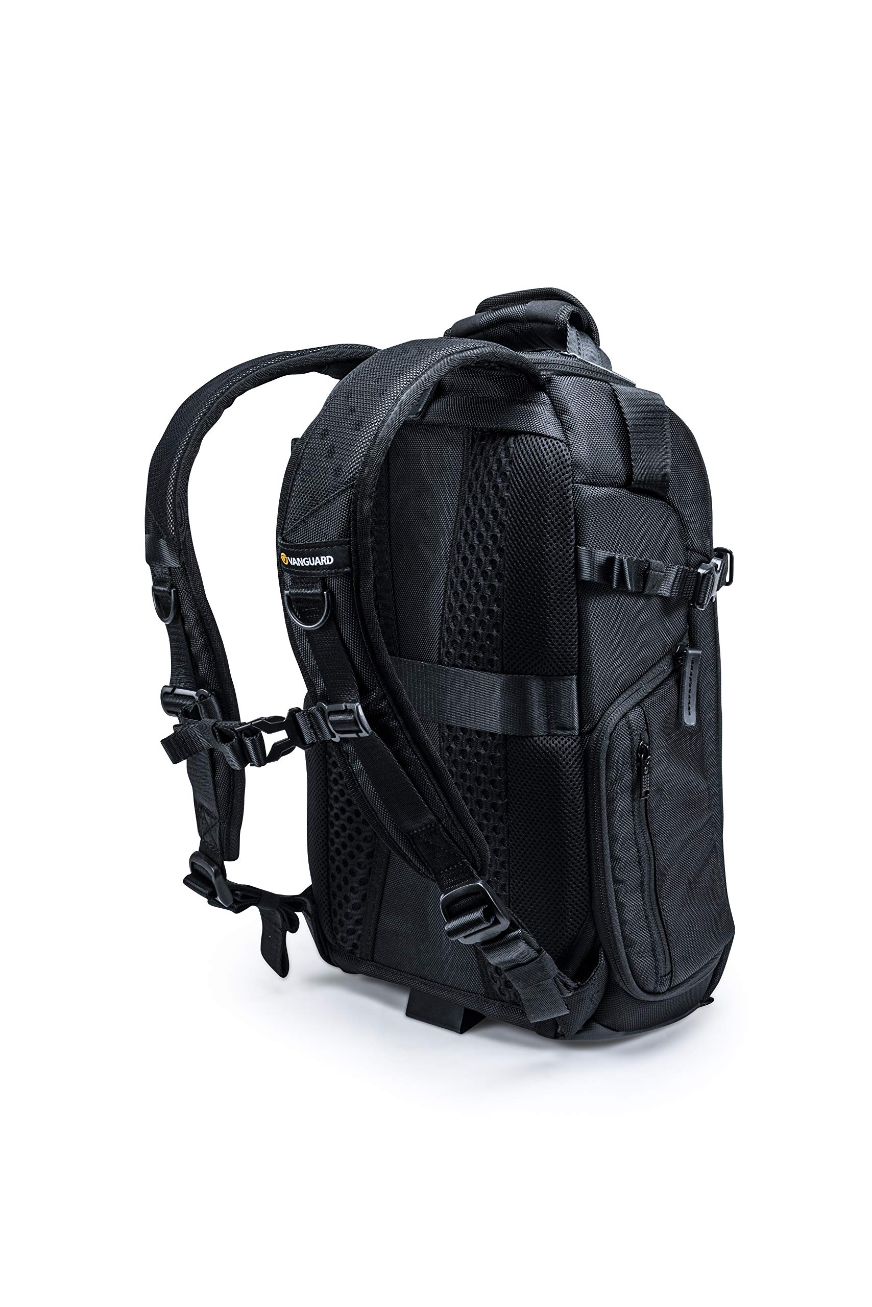 VANGUARD VEO Select 45BFM DSLR & Mirrorless Camera Backpack - Waterproof Black Camera Bag for Travel & Outdoor Photography