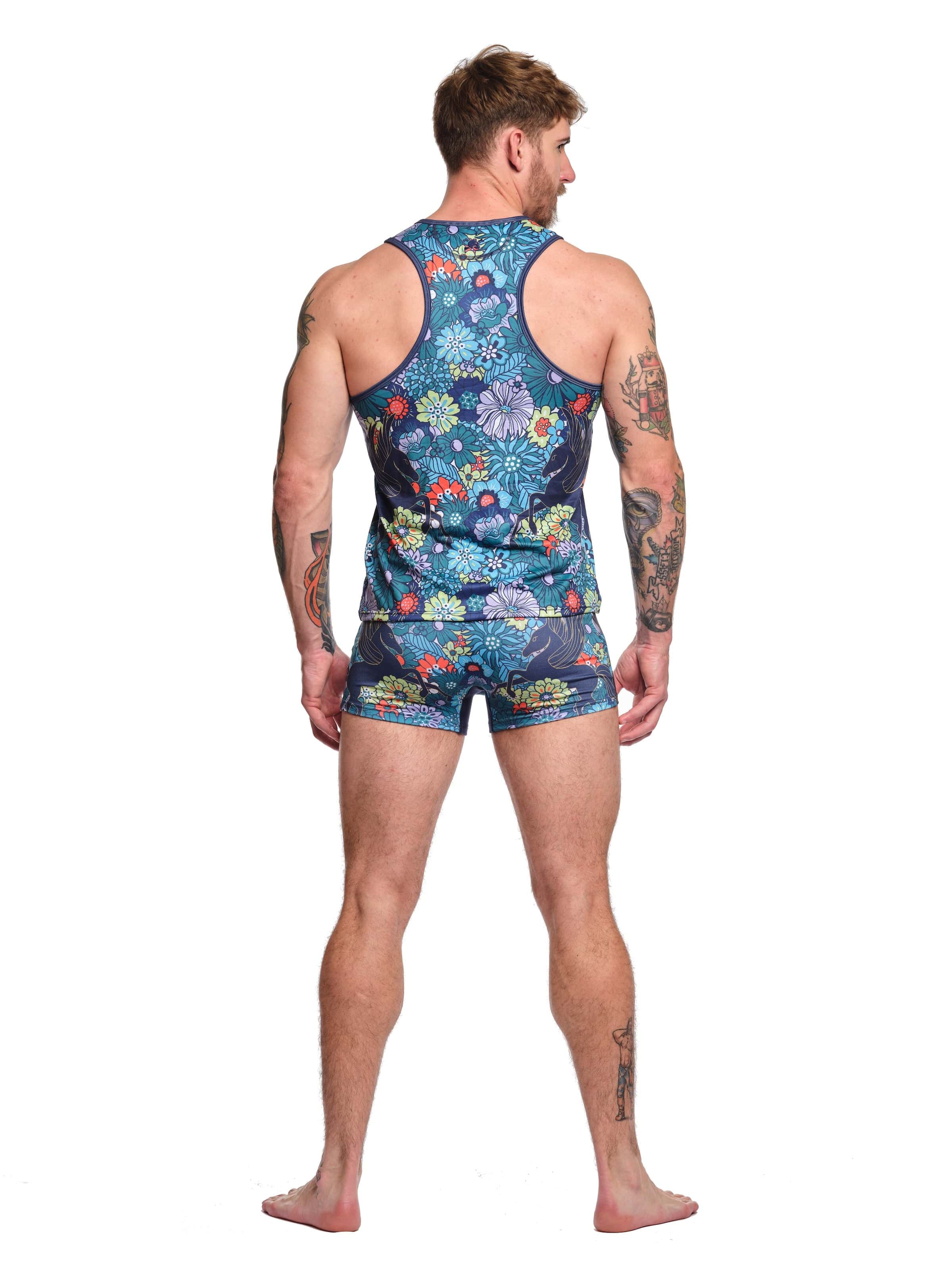 Pegasus Tank Blue - Premium Quality Men's Casual T-Shirt | Soft Cotton Comfort Fit | Streetwear & Everyday Wear | Perfect for Gym, Lounge & Outdoor Activities
