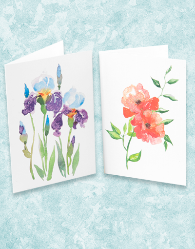 Graceful Garden Deluxe Note Card Set - 50 Premium Floral Greeting Cards with Envelopes for Thank You, Birthday, Wedding & Special Occasions - Perfect for Handwritten Letters, Invitations & Thoughtful Gifts