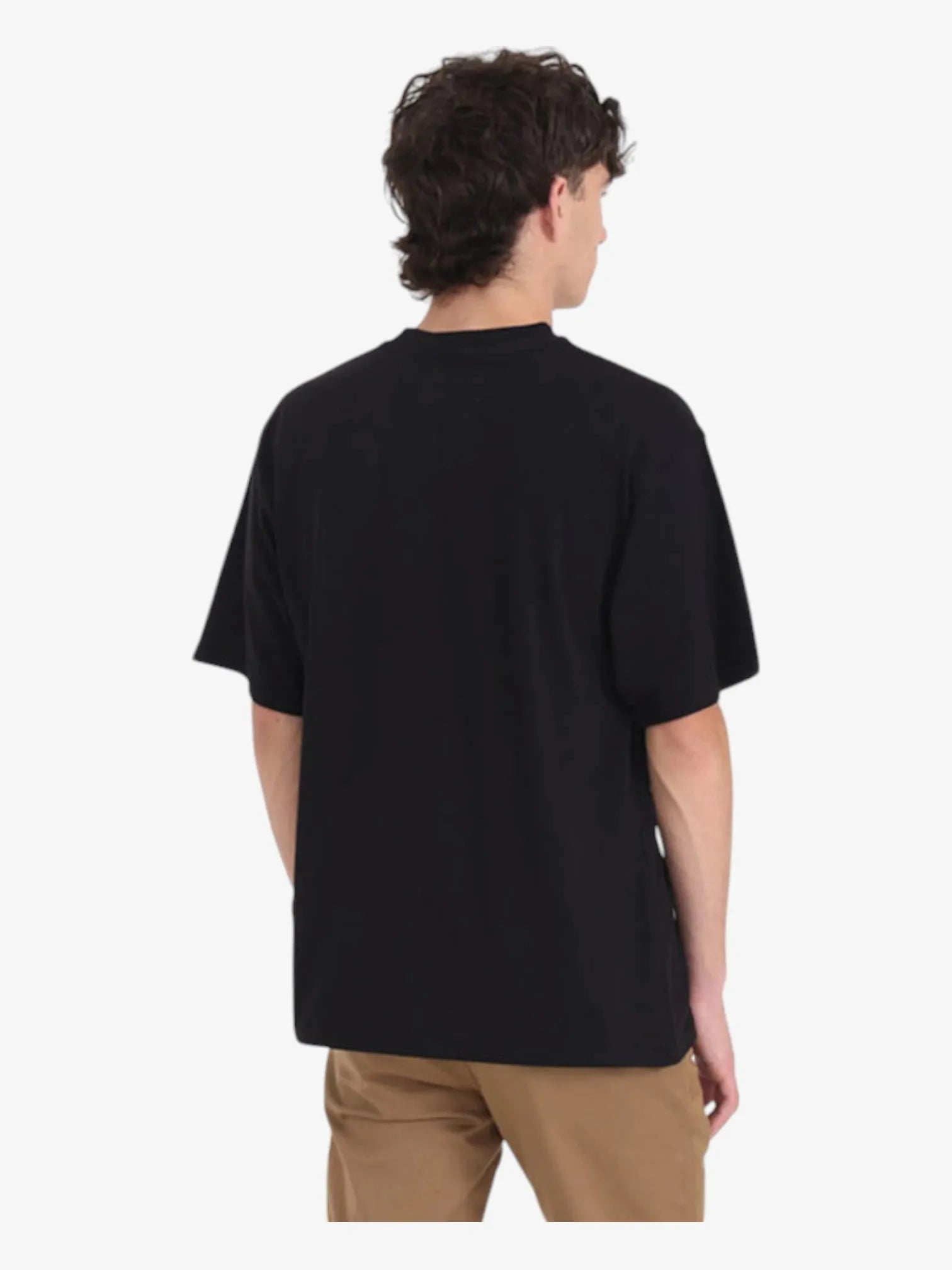Vans Road Stop SS Black T-Shirt for Men - Casual Streetwear Tee for Skateboarding & Everyday Wear