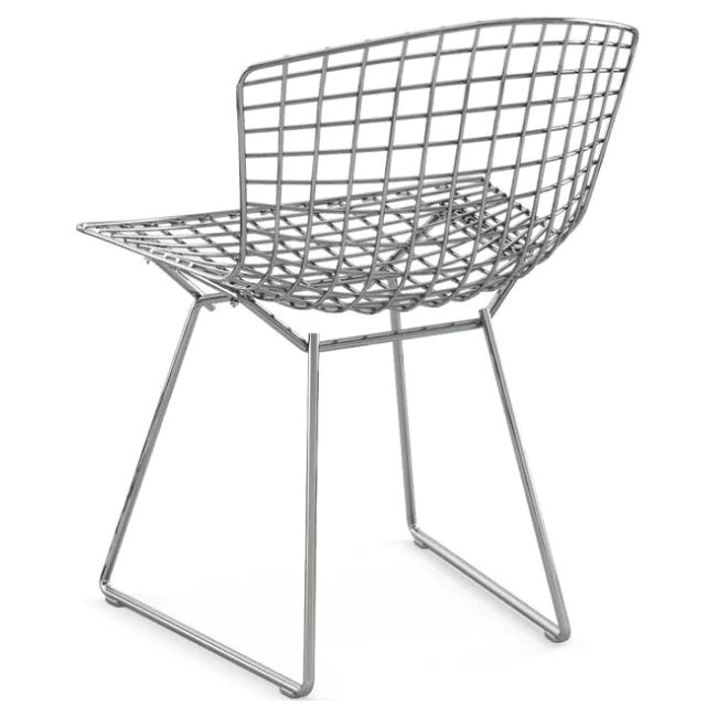 Bertoia Side Chair Unupholstered - Modern Wire Frame Dining Chair for Kitchen, Dining Room & Office - Mid-Century Design by Knoll