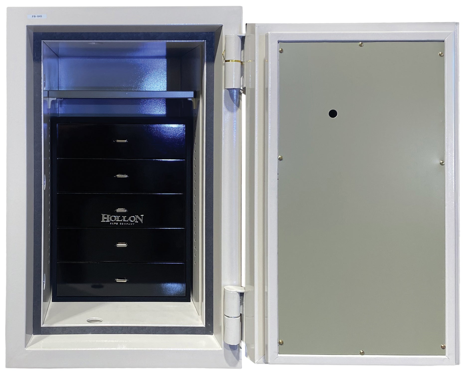 Hollon 845E JD Fireproof & Burglary-Proof Jewelry Safe with Digital Electronic Lock - Secure Storage for Valuables at Home or Office