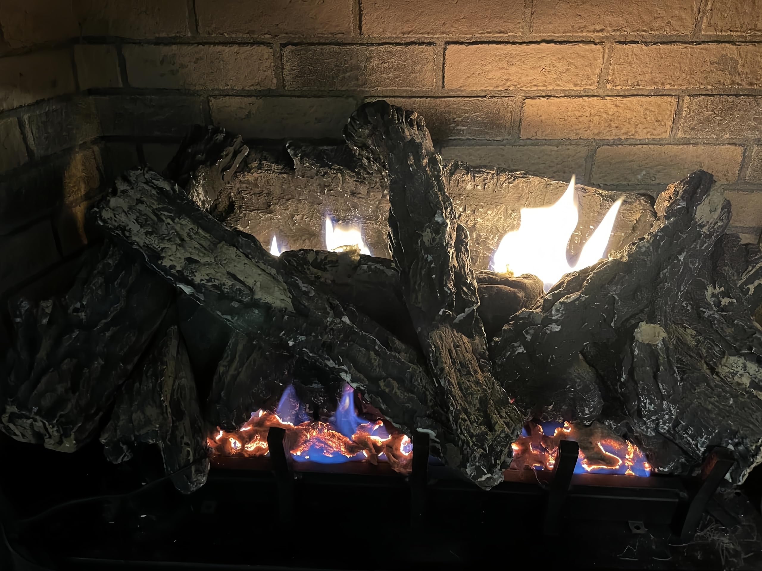 High Temp Glowing Embers 7oz Bag for Gas Fireplace - Realistic Flame Effect