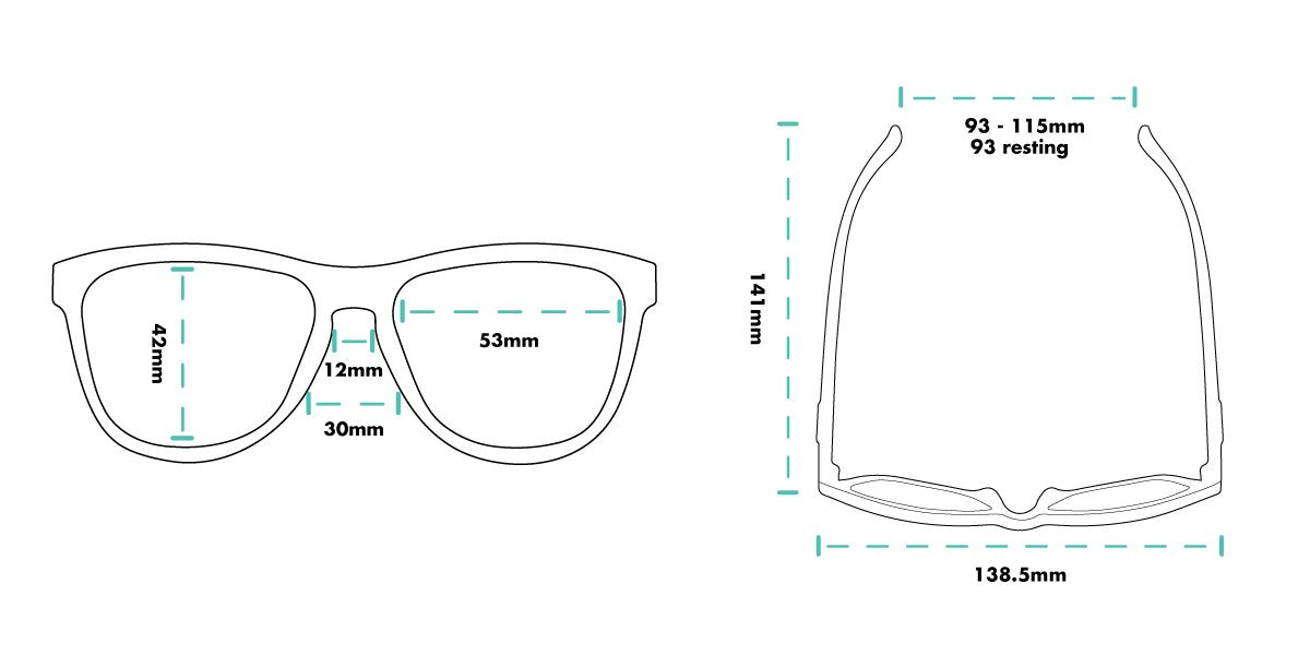 Au Revoir Gopher Sunglasses - Stylish UV Protection Shades for Men & Women - Perfect for Outdoor Activities, Beach, and Driving