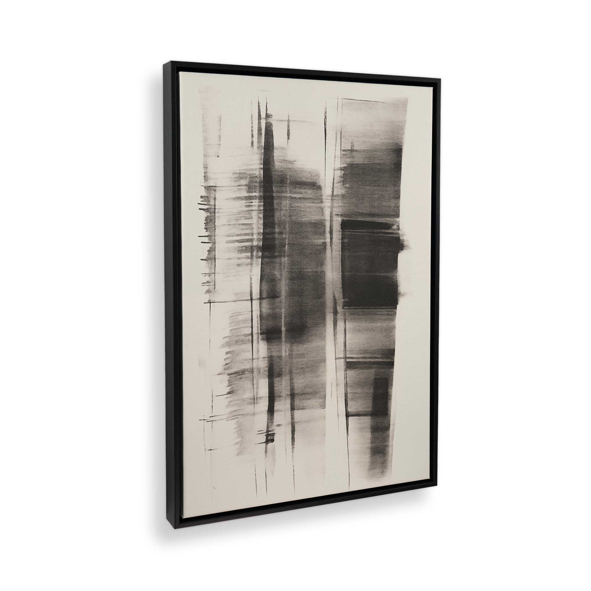 Hazy Shade Whimsy II Canvas Wall Art Print - Modern Abstract Painting for Living Room, Bedroom & Office Decor