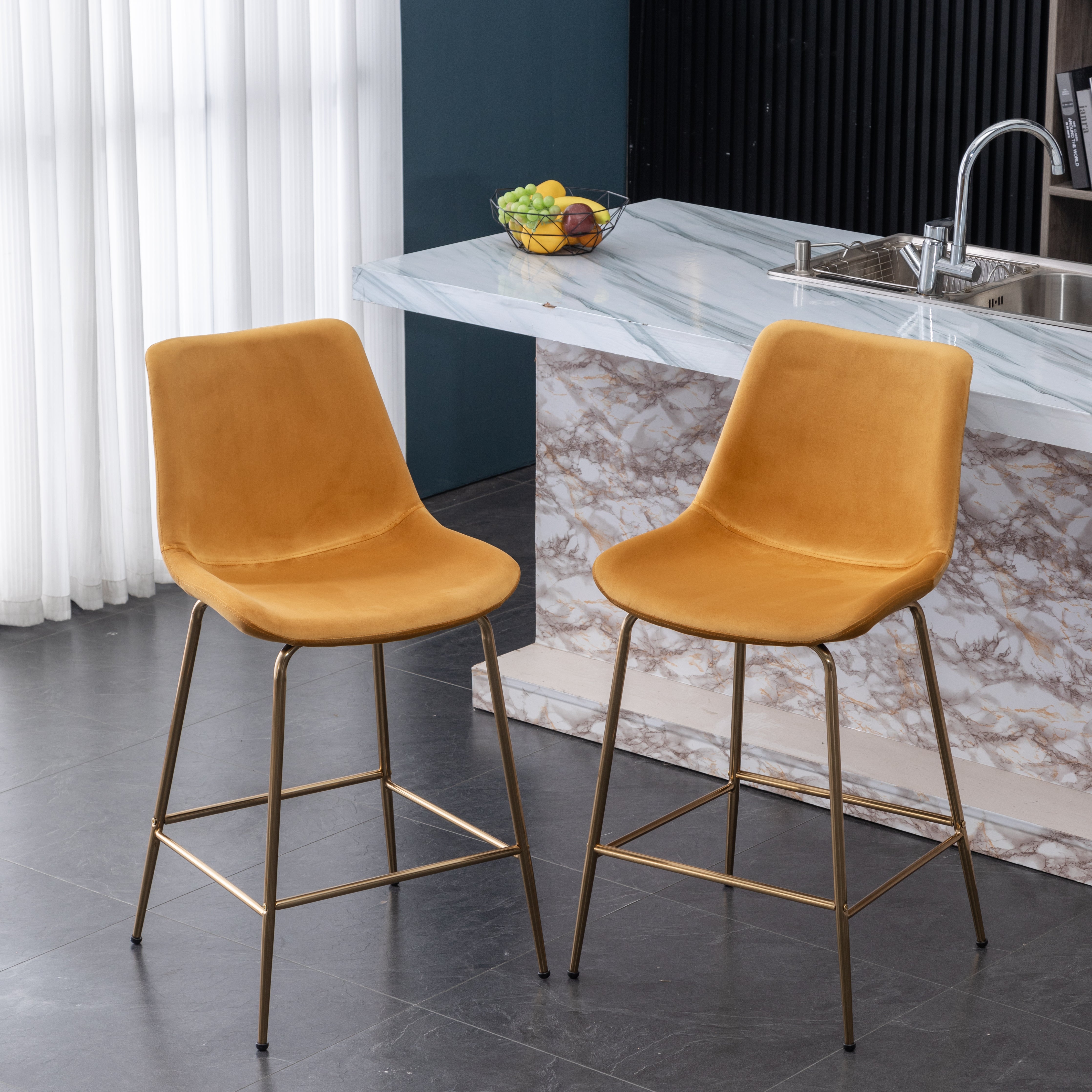 Roundhill Furniture Aufurr Modern Velvet 26.50