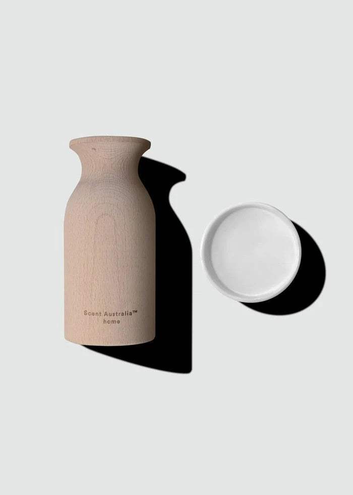 Premium Scent Australia Home Aromatherapy Wood Diffuser - Natural Essential Oil Reed Diffuser for Relaxation, Stress Relief & Home Fragrance - Perfect for Living Room, Bedroom, Office & Spa