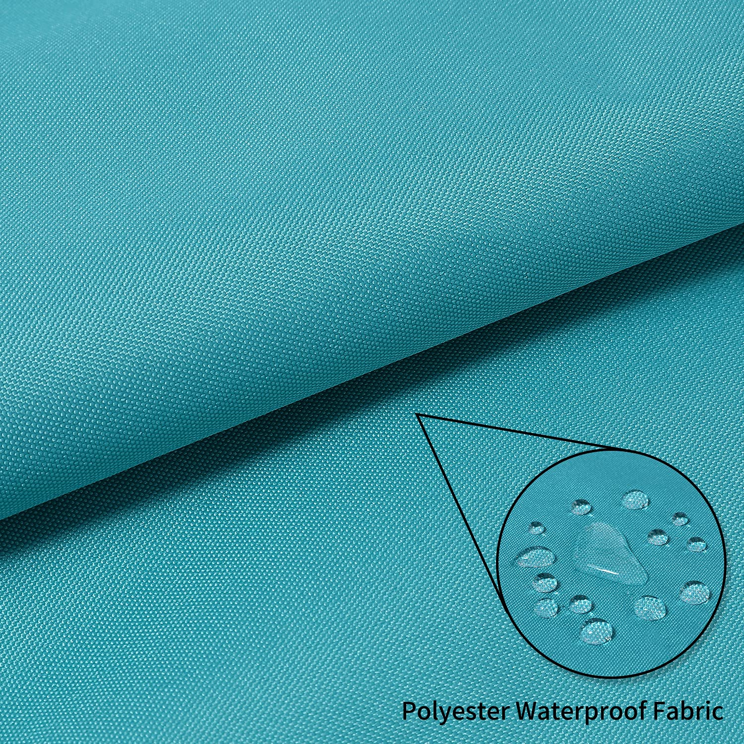 21'x21'x21' Lake Blue Triangle Shade Sail - UV Block, Waterproof Sun Canopy for Backyard, Patio, Garden & Pool - Custom Outdoor Shade Solution (Perfect for Picnics, Play Areas & Outdoor Relaxation)