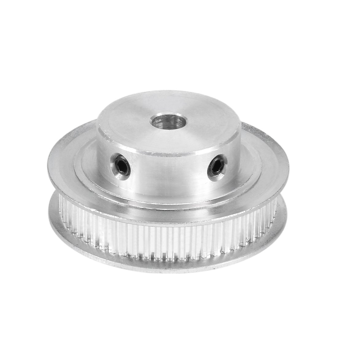 uxcell Aluminum 60 Teeth 6mm Bore 2.032mm Pitch Timing Belt Pulley for 6mm Belt - High Precision Power Transmission Component for 3D Printers, CNC Machines, and Industrial Automation Equipment